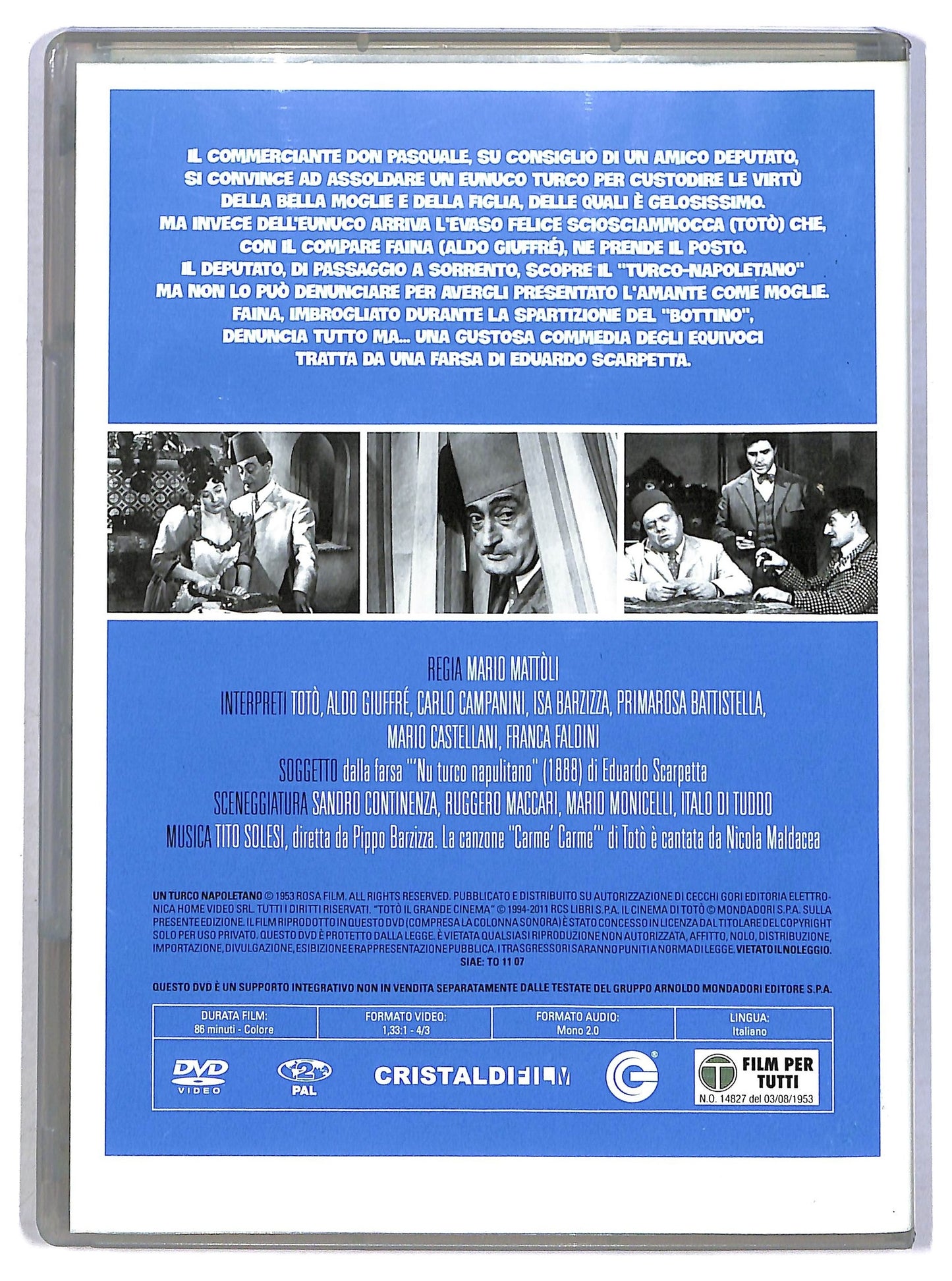 EBOND Un Turco Napoletano EDITORIALE DVD D793721