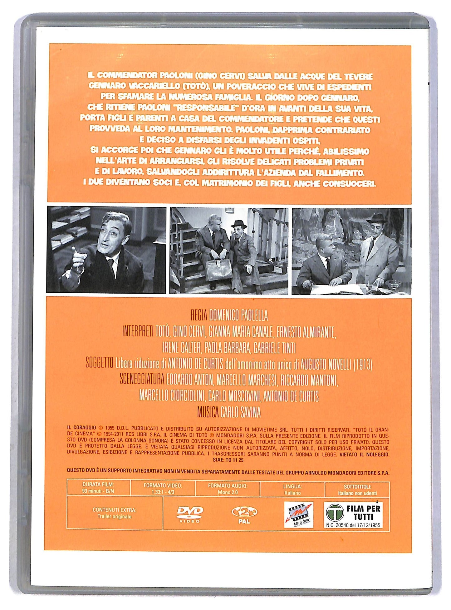 EBOND IL Coraggio EDITORIALE DVD D793757