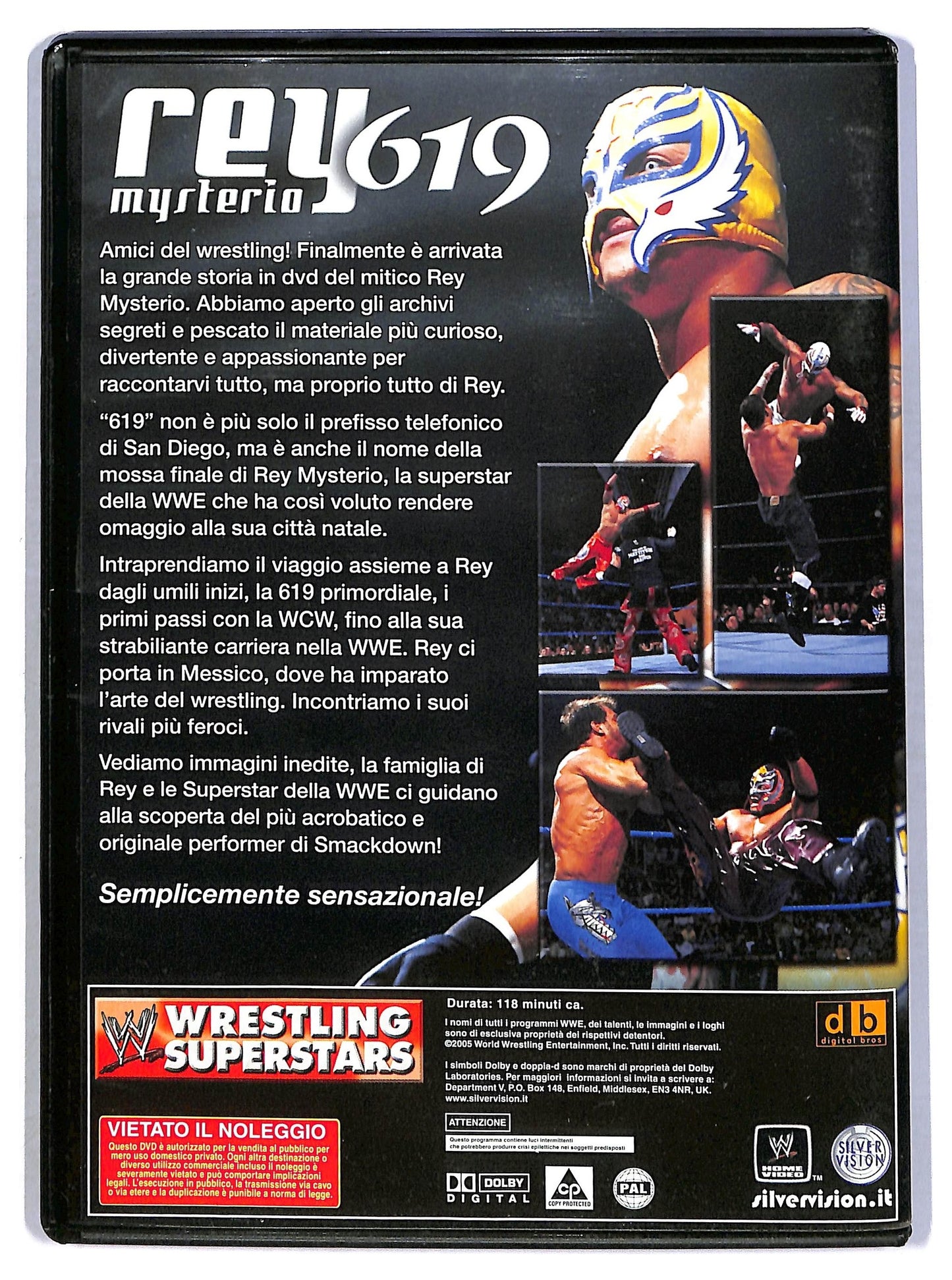 EBOND Wrestling Superstars -rey Mysterio 619 DVD Editoriale D793857