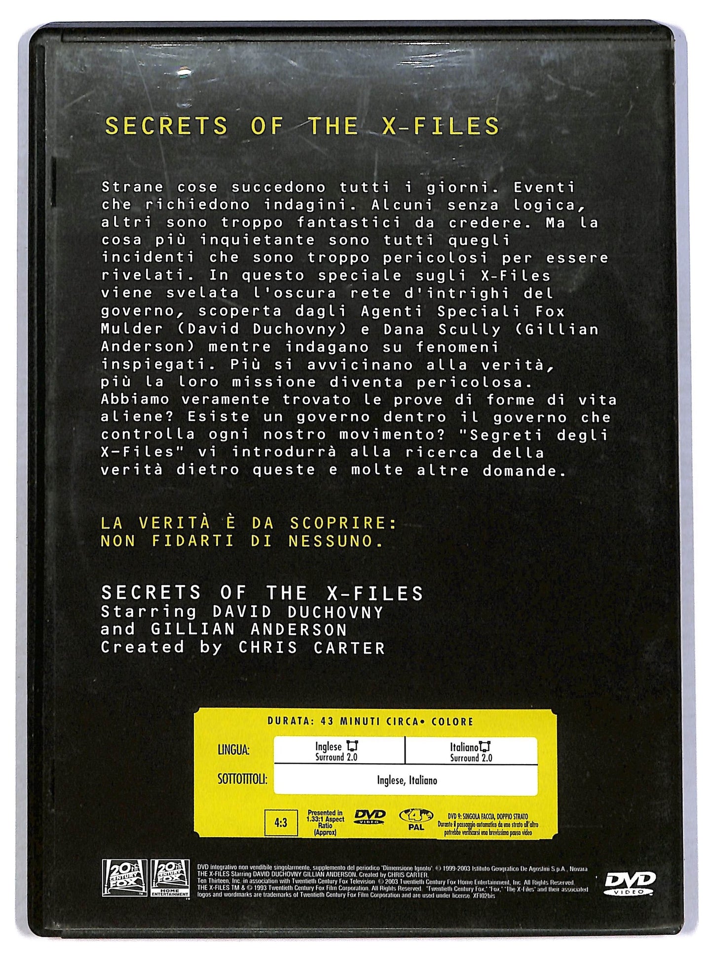 EBOND The X-Files Collection Secrets of the X-Files EDITORIALE DVD D793913