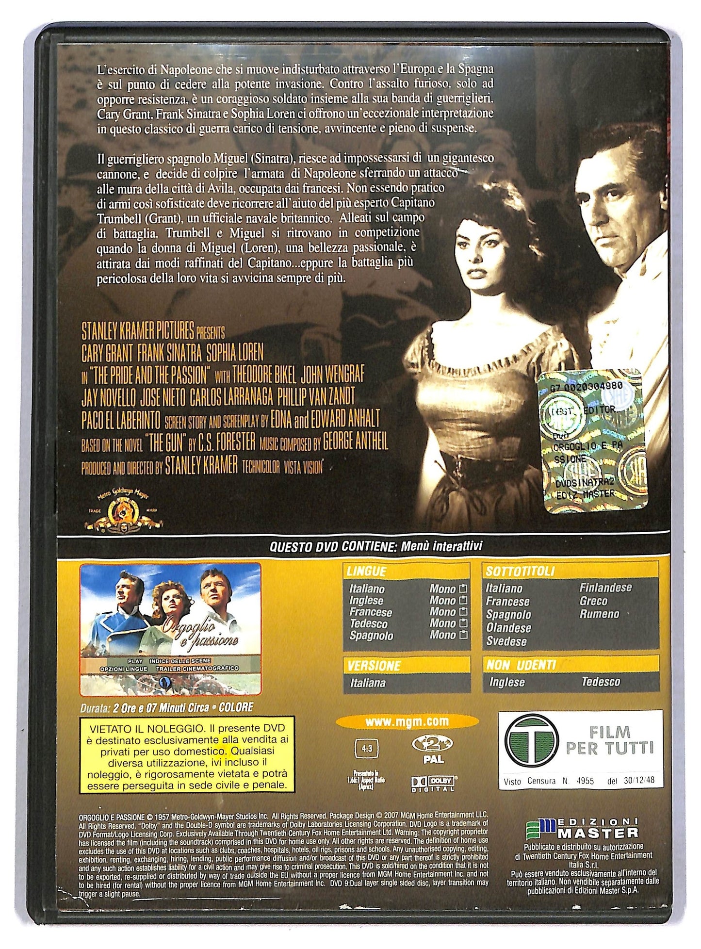 EBOND Orgoglio e Passione DVD Editoriale D793931