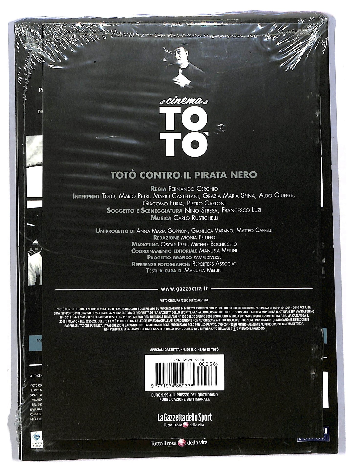 EBOND Toto,Contro IL Pirata Nero EDITORIALE DVD D793956