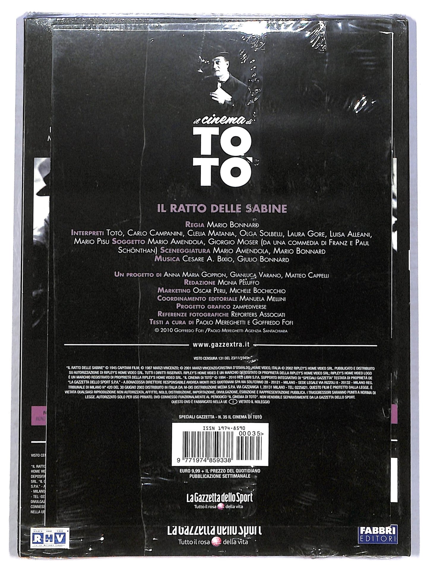 EBOND IL Ratto Delle Sabine EDITORIALE DVD D793959
