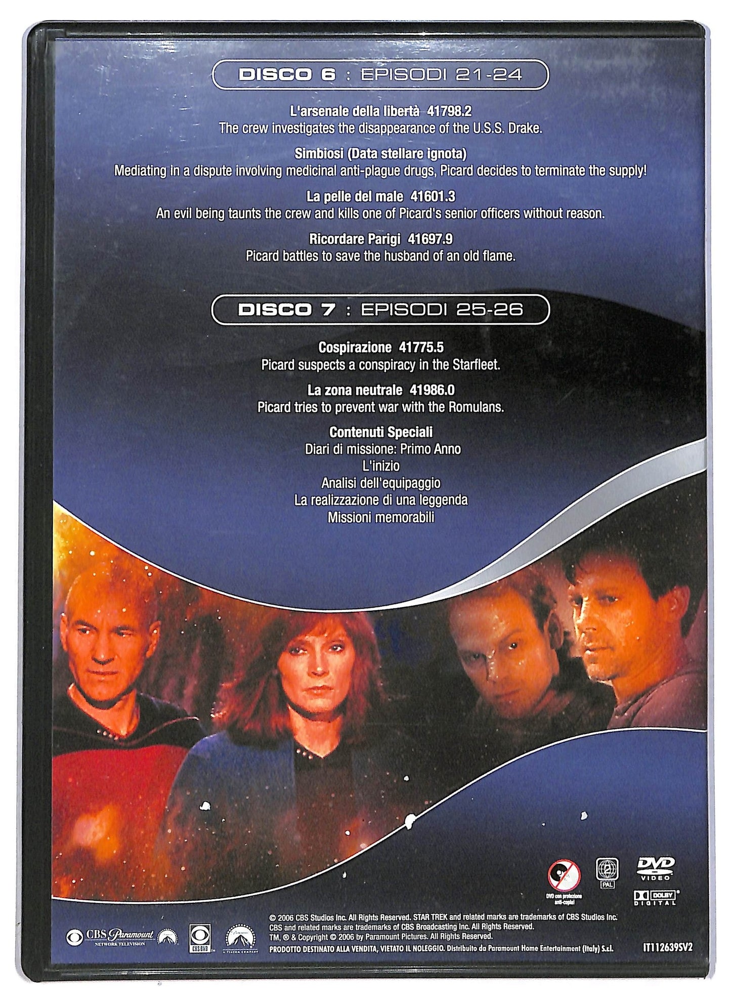 EBOND Star Trek The Nex Generation Vol 4 Epis. 21 - 26 EDITORIALE DVD D794014