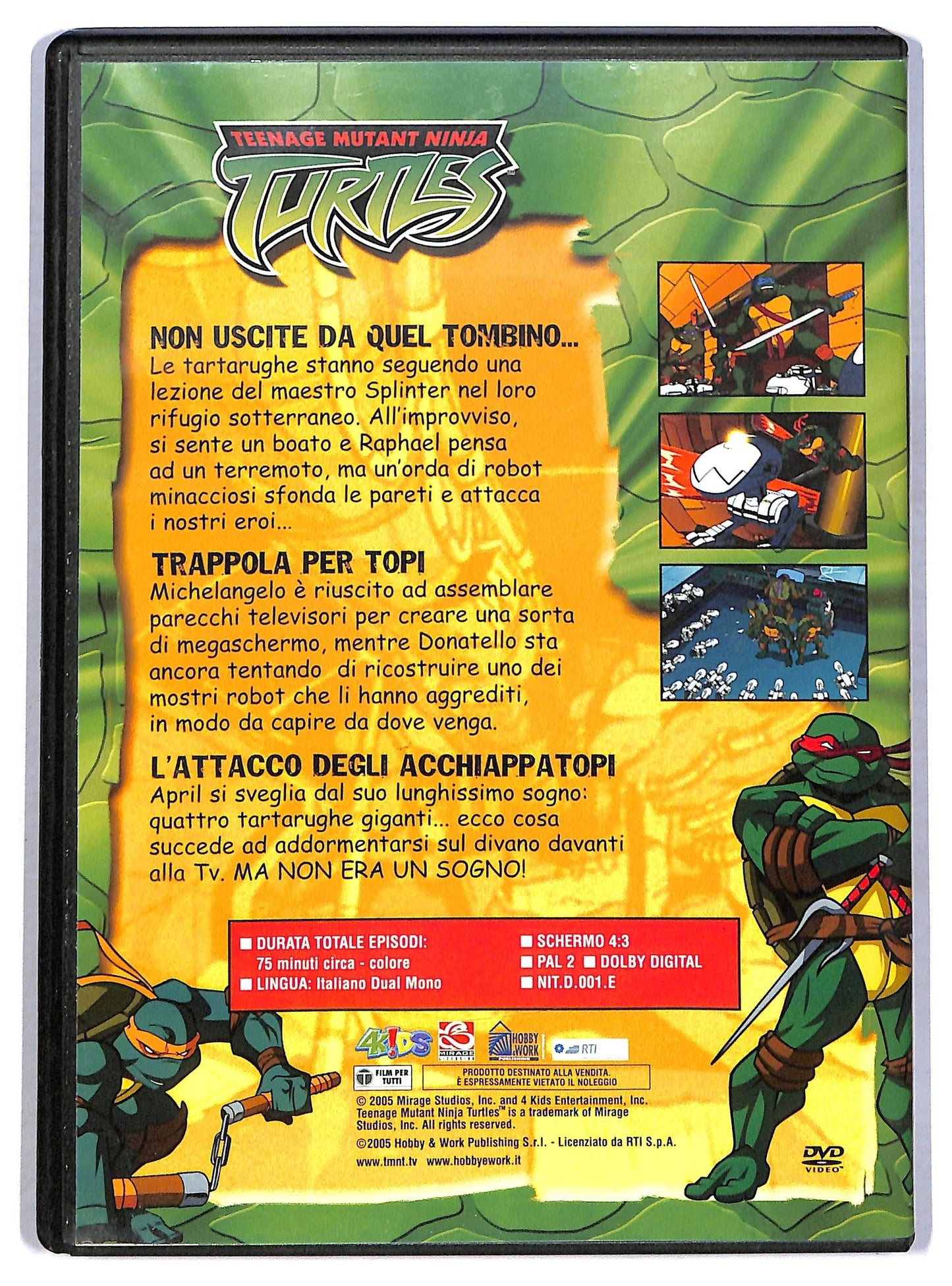 EBOND Teenage mutant ninja Turtles vol 1 DVD D794024