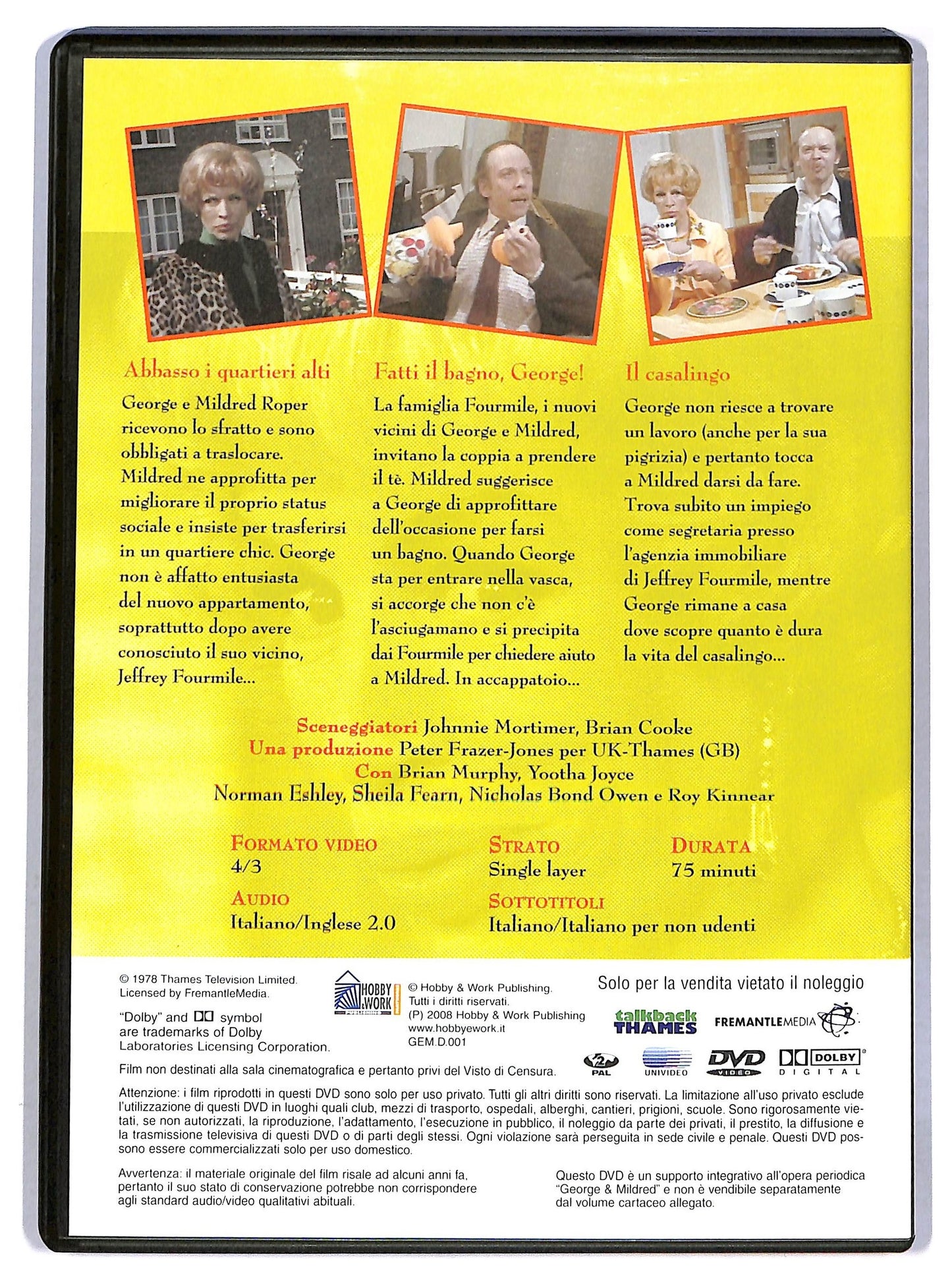 EBOND George e Mildred Volume 1 EDITORIALE DVD D794027