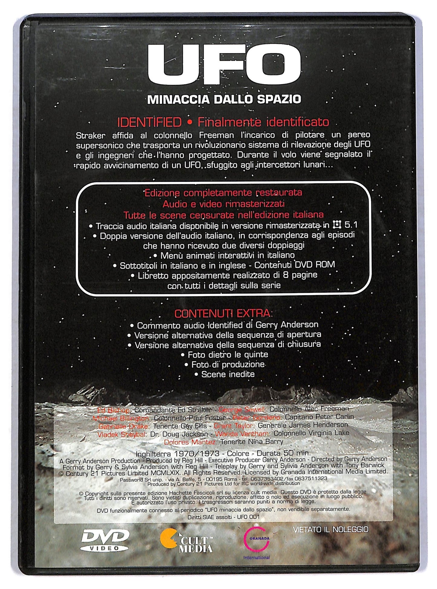 EBOND Ufo - Minaccia dallo Spazio - Identified Volume 1 EDITORIALE DVD D794029