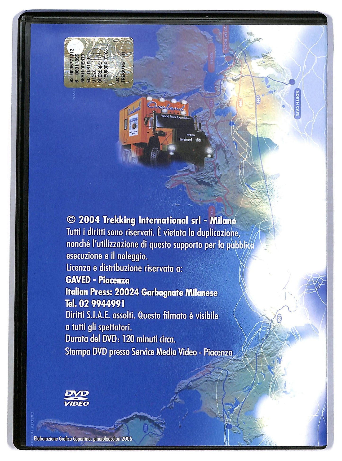 EBOND Overland 36 - Dalle Alpi Al Sahara EDITORIALE DVD D794036