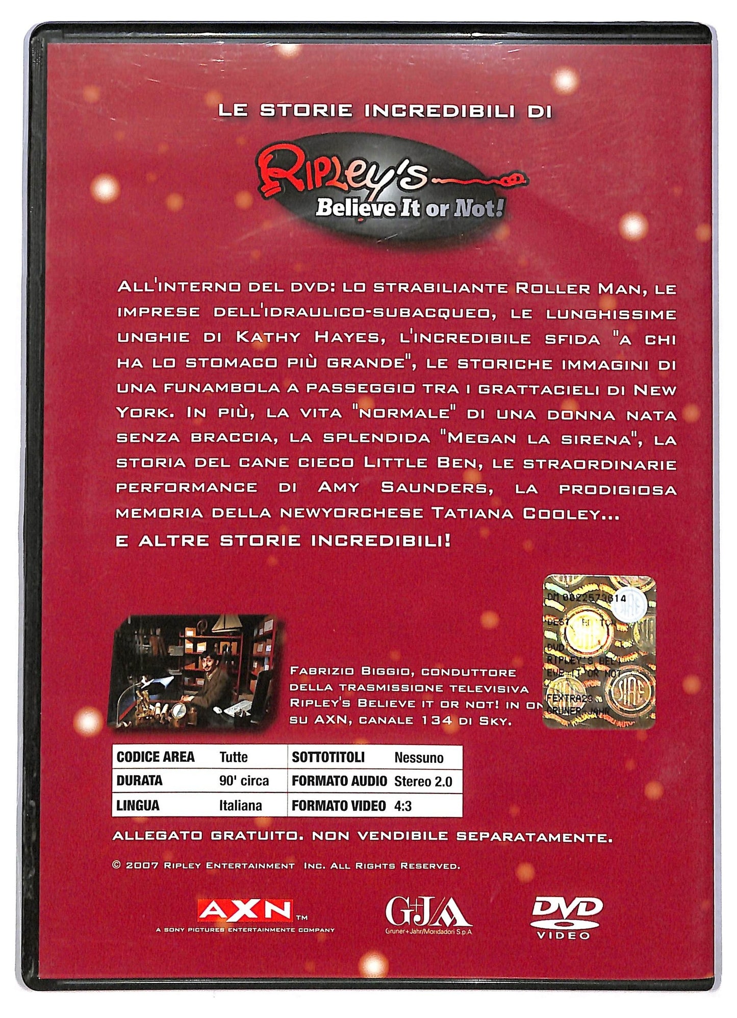 EBOND le storie incredibili di ripley's, believe it EDITORIALE DVD D794046
