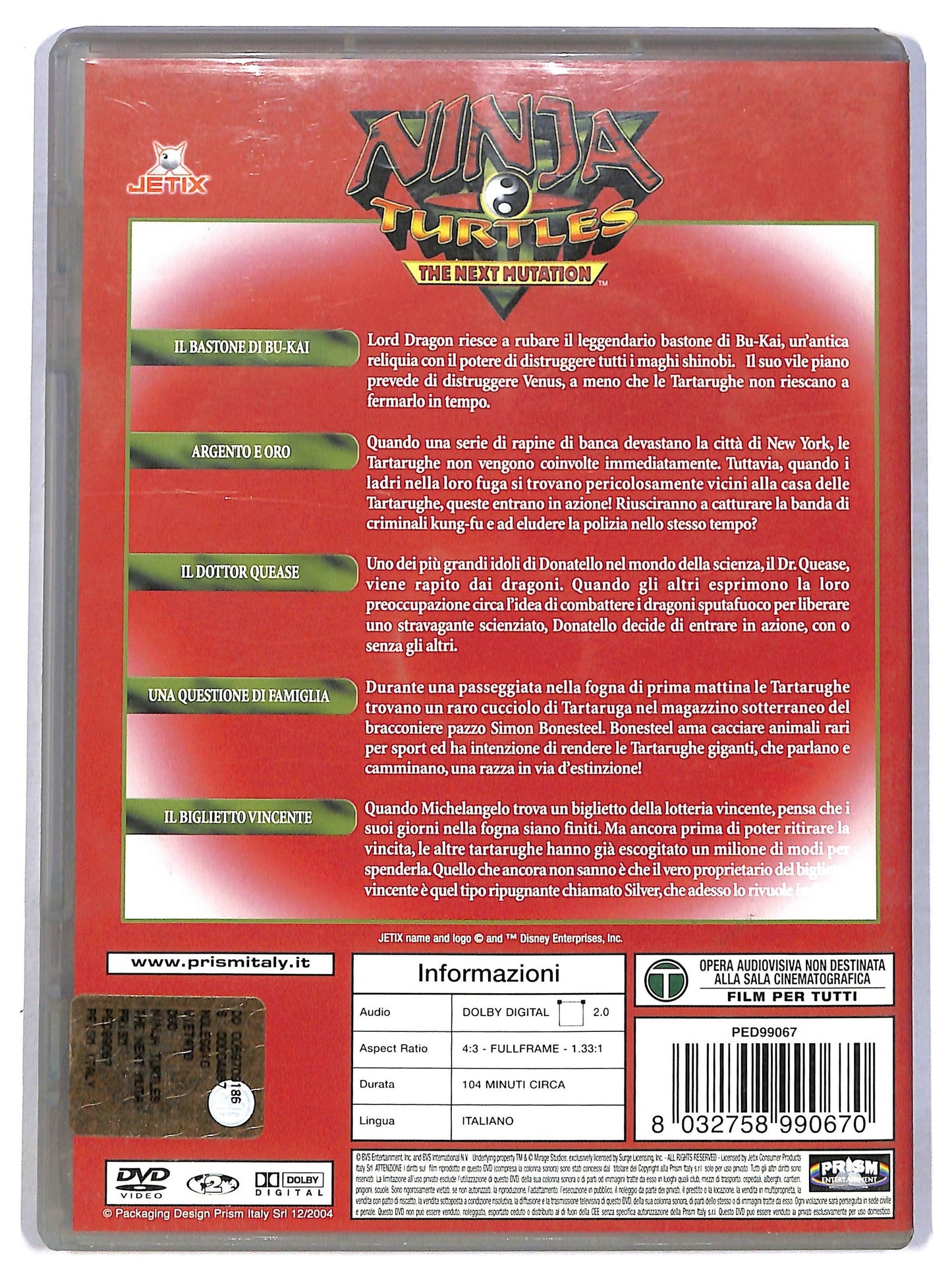 EBOND Ninja Turtles The Next Mutation - IL Bastone Di Bu-Kai - Vol.2 DVD D794112