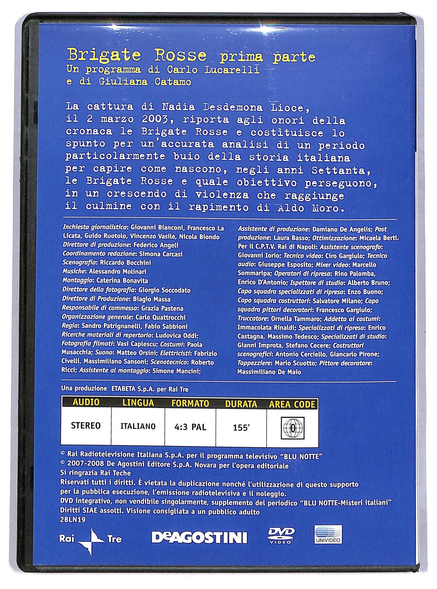 EBOND Brigate Rosse Prima parte vol.19 EDITORIALE DVD D794142