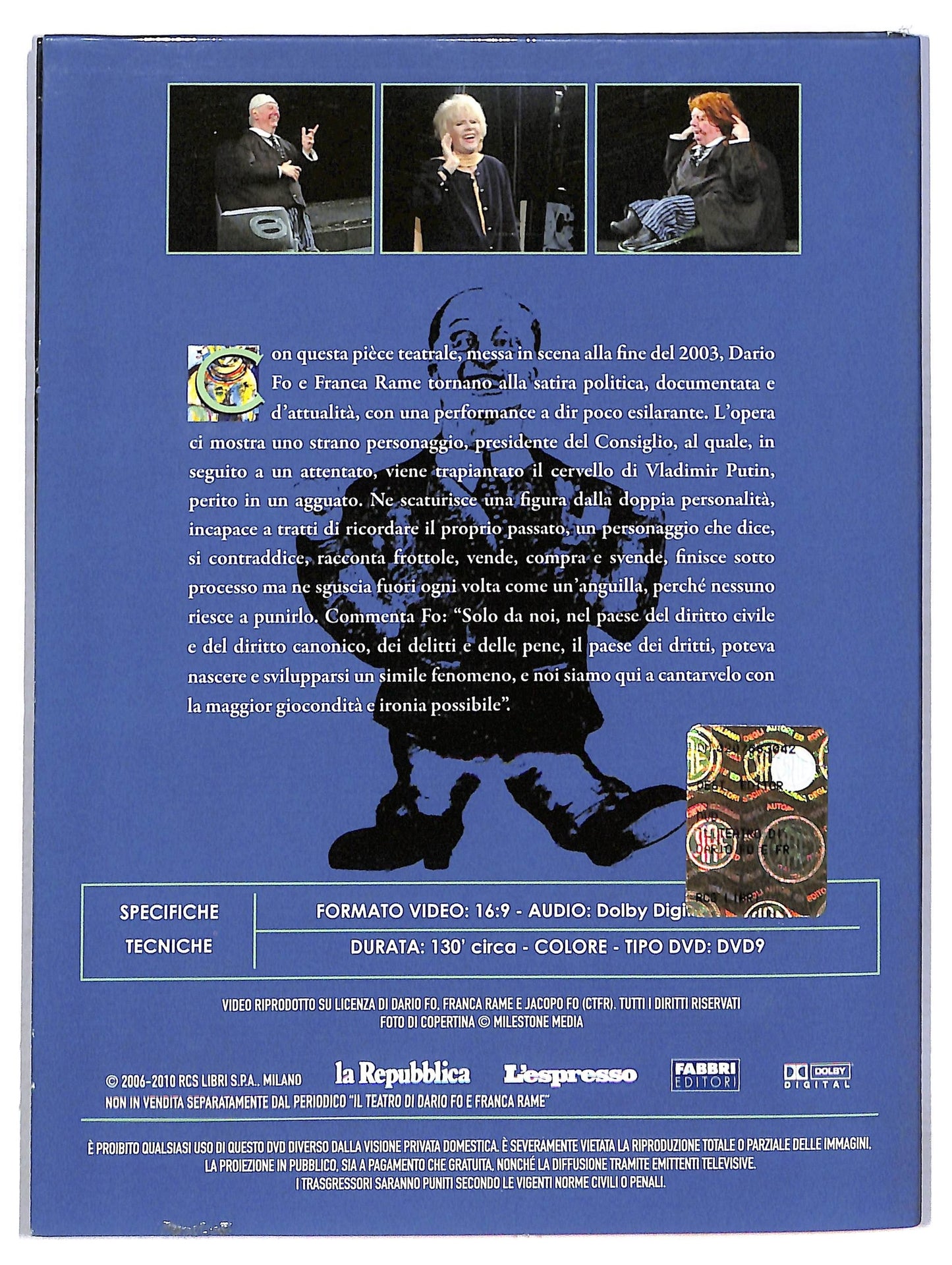 EBOND L'anomalo Bicefalo DVD No Booklet Editoriale D794144