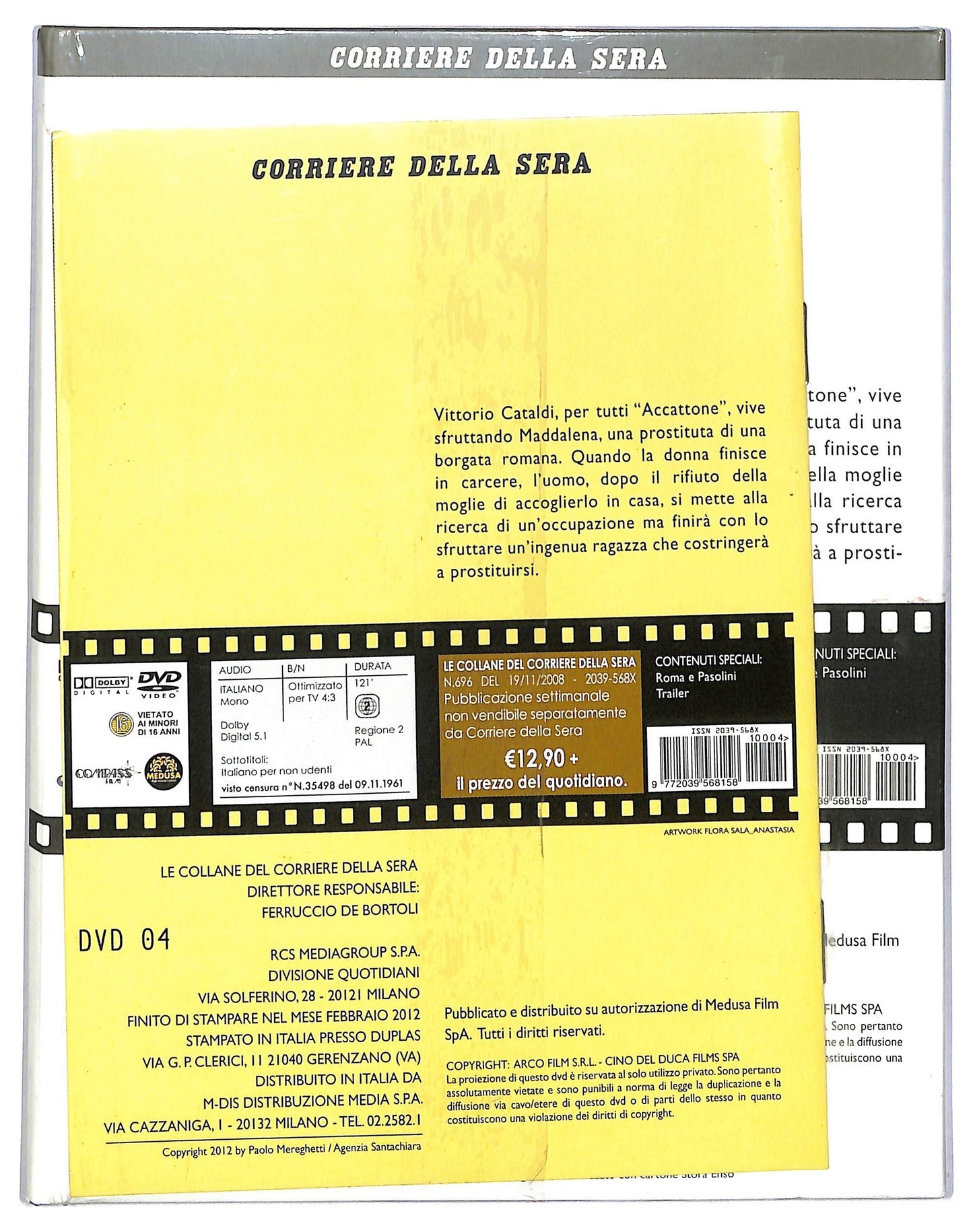 EBOND Accattone EDITORIALE DVD D794152