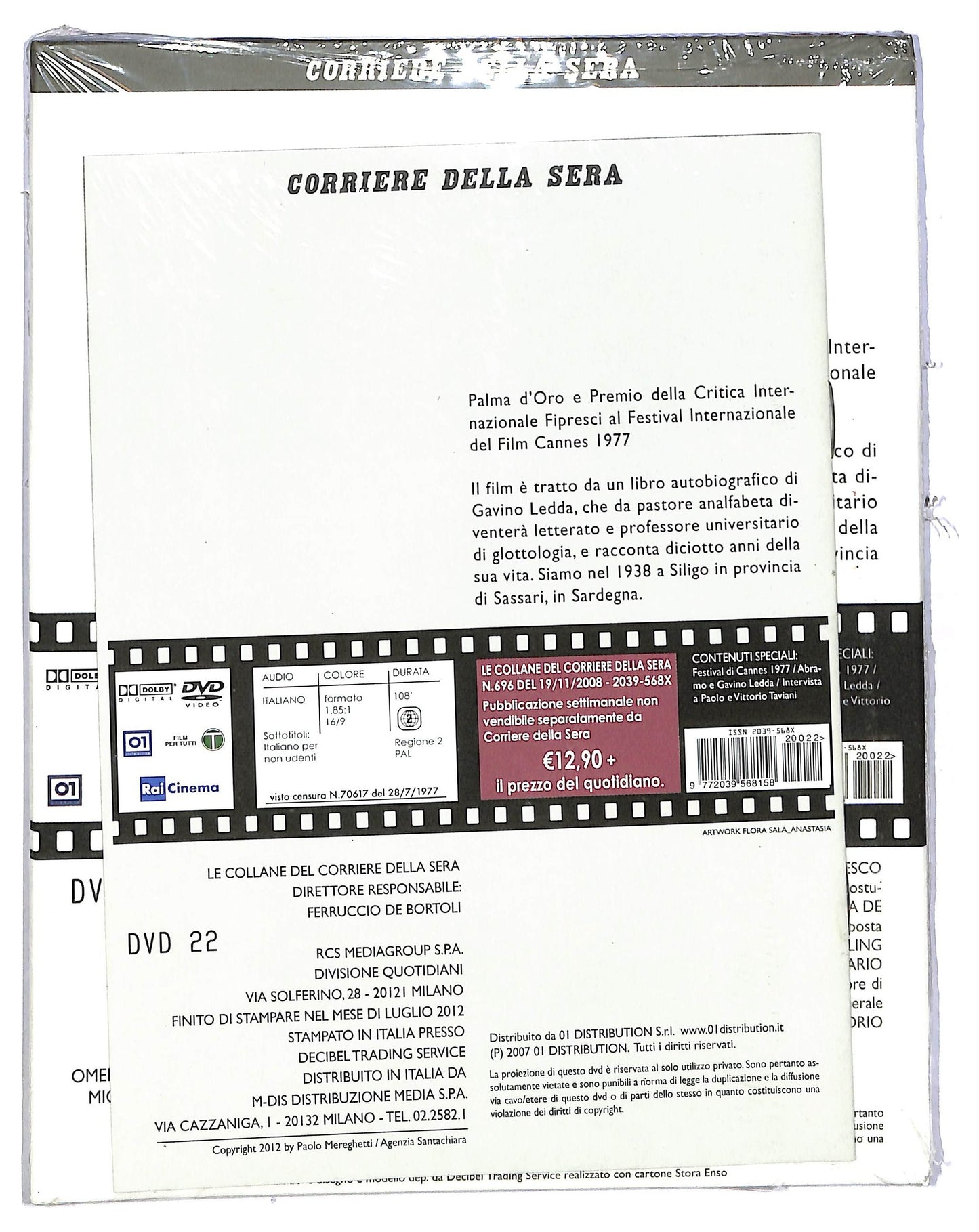 EBOND Padre Padrone EDITORIALE DVD Slipcase D794161