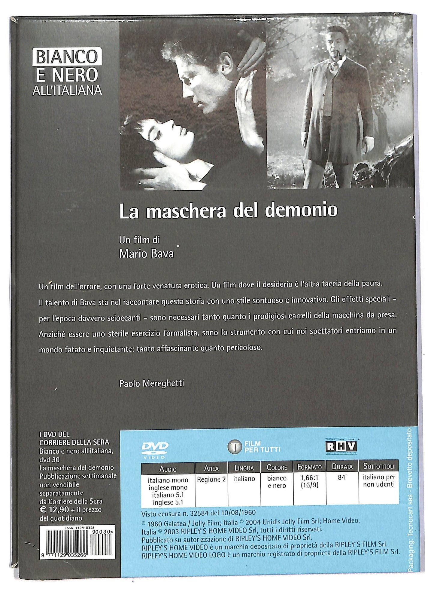 EBOND La Maschera Del Demonio EDITORIALE DVD Slipcase D794216