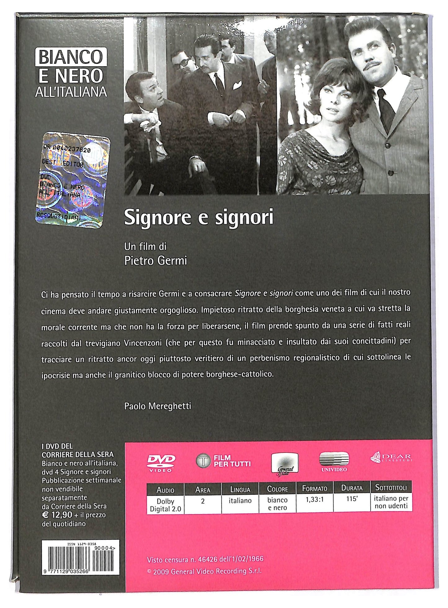 EBOND Signore e Signori EDITORIALE DVD D794225