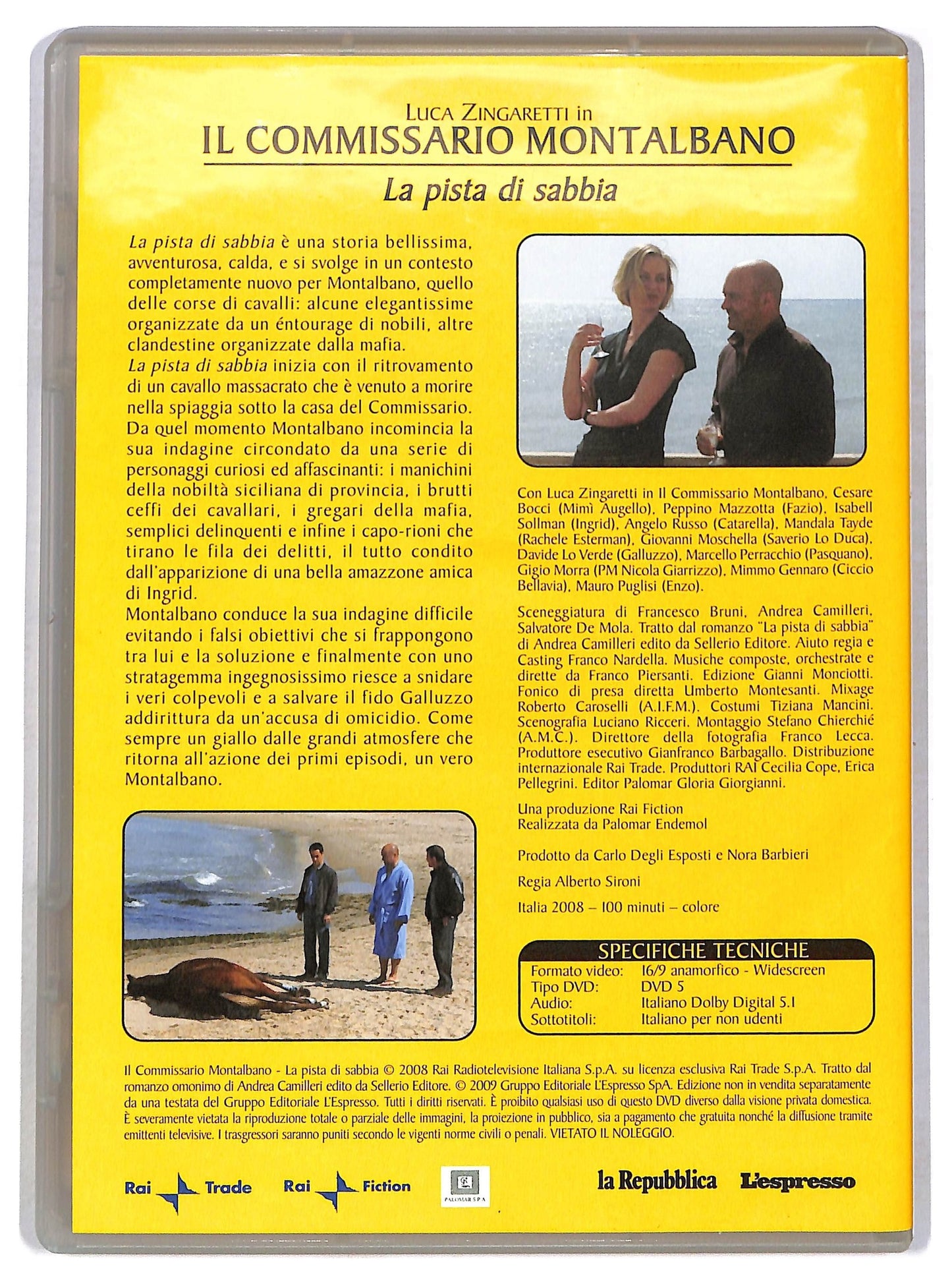 EBOND Il Commissario Montalbano La Pista Di Sabbia vol 3 EDITORIALE DVD D794260
