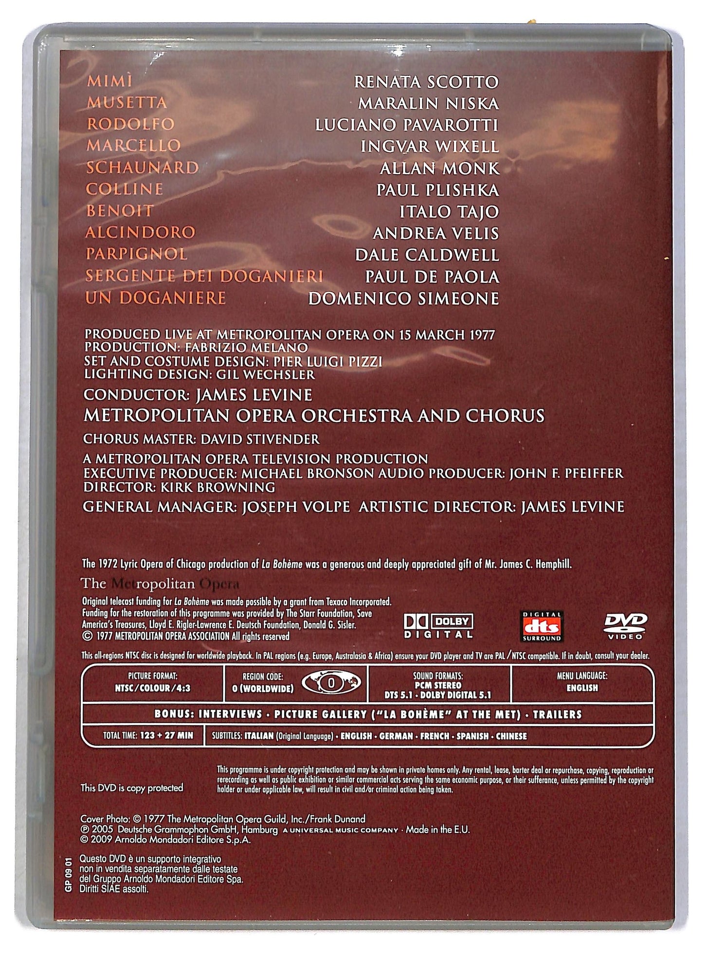 EBOND Puccini Collection - La Boheme EDITORIALE DVD D794264