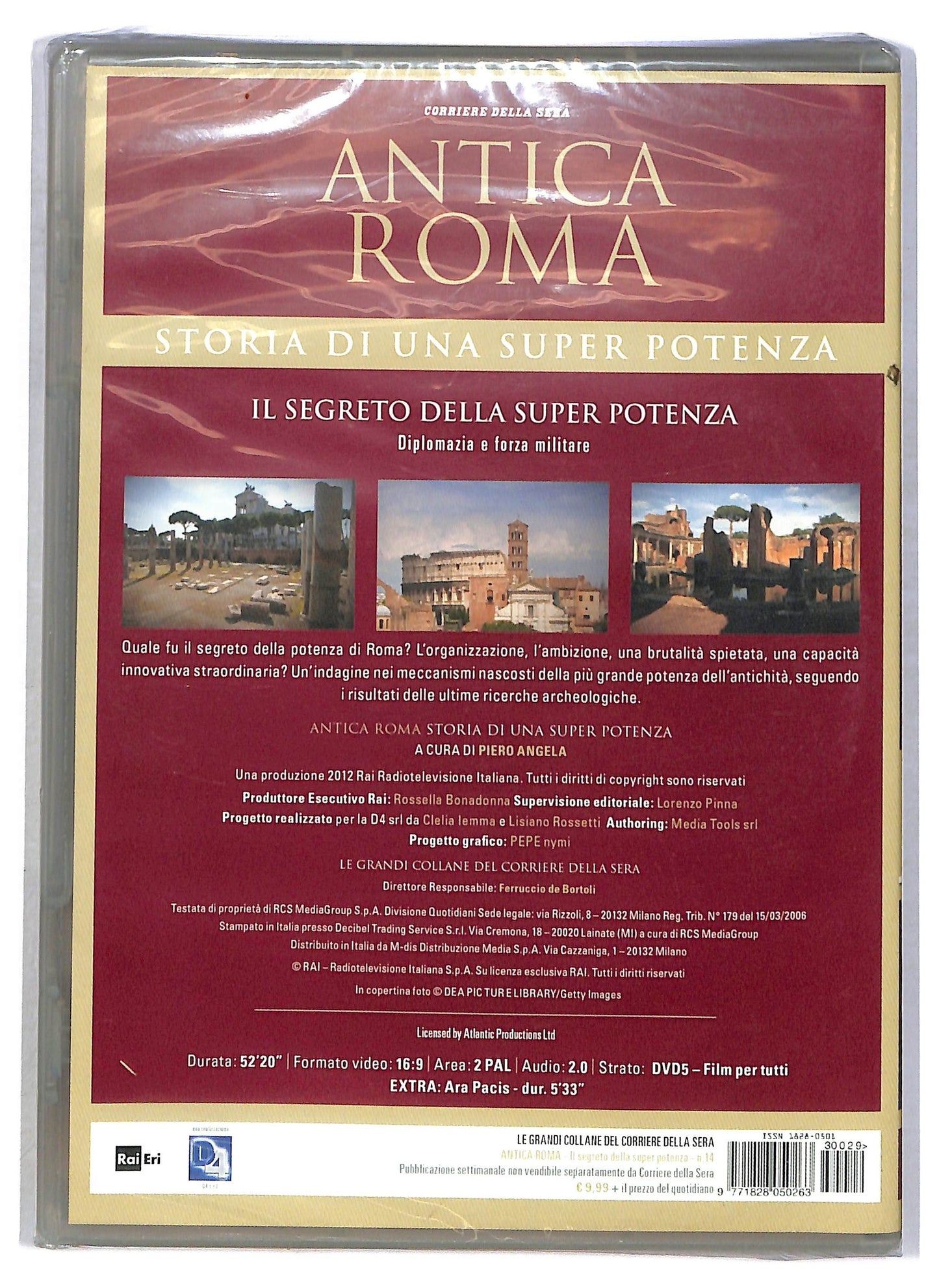 EBOND Antica Roma Diplomazia e Forza Militare Piero Angela EDITORIALE DVD D794267