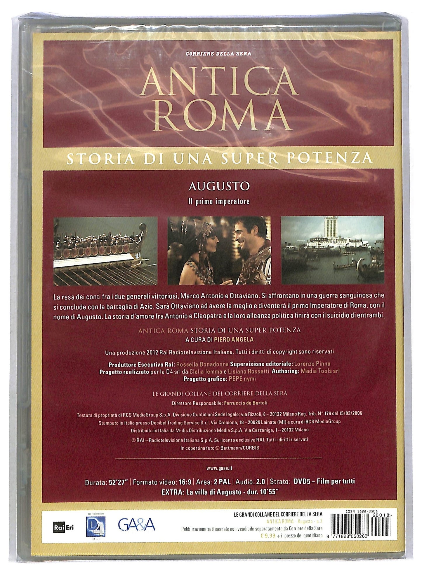EBOND Piero Angela - Antica Roma Augusto IL Primo Imperatore EDITORIALE DVD D794307