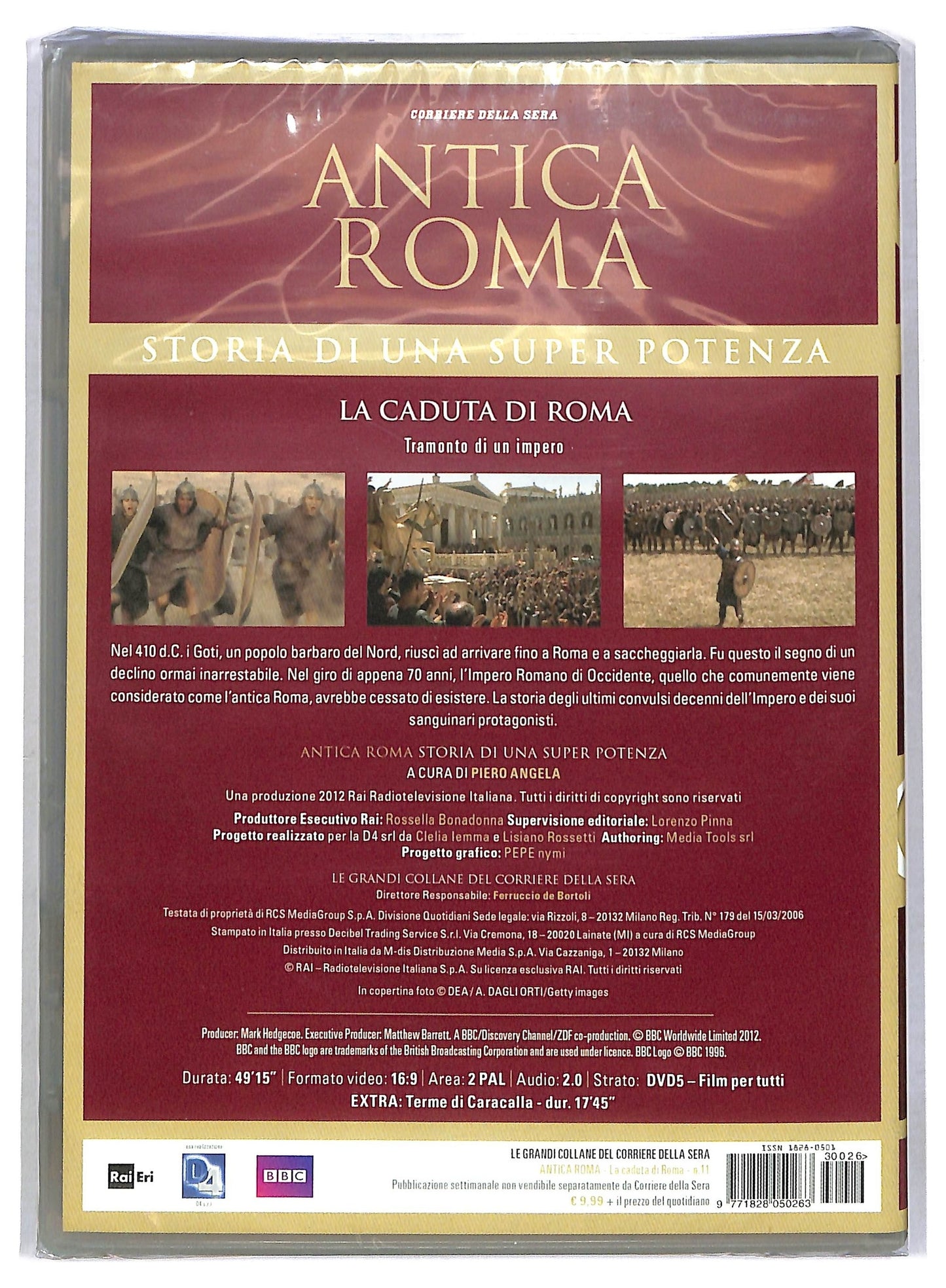 EBOND Piero Angela - Antica Roma La Caduta Di Roma EDITORIALE DVD D794309