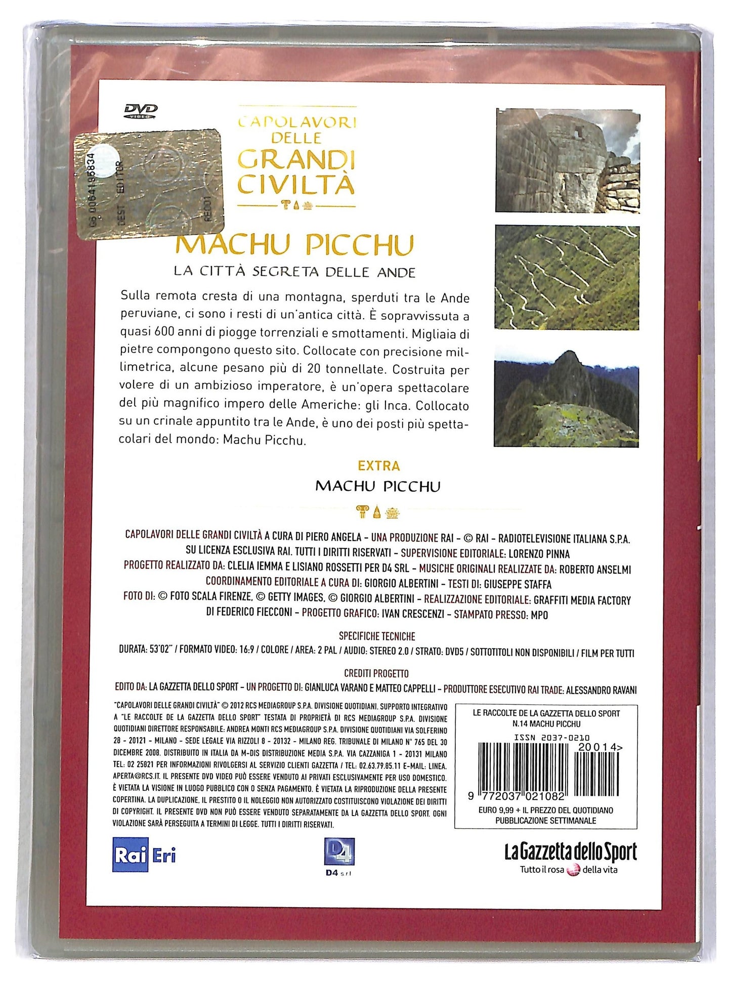 EBOND Machu Picchu Vol.14 EDITORIALE DVD D794327