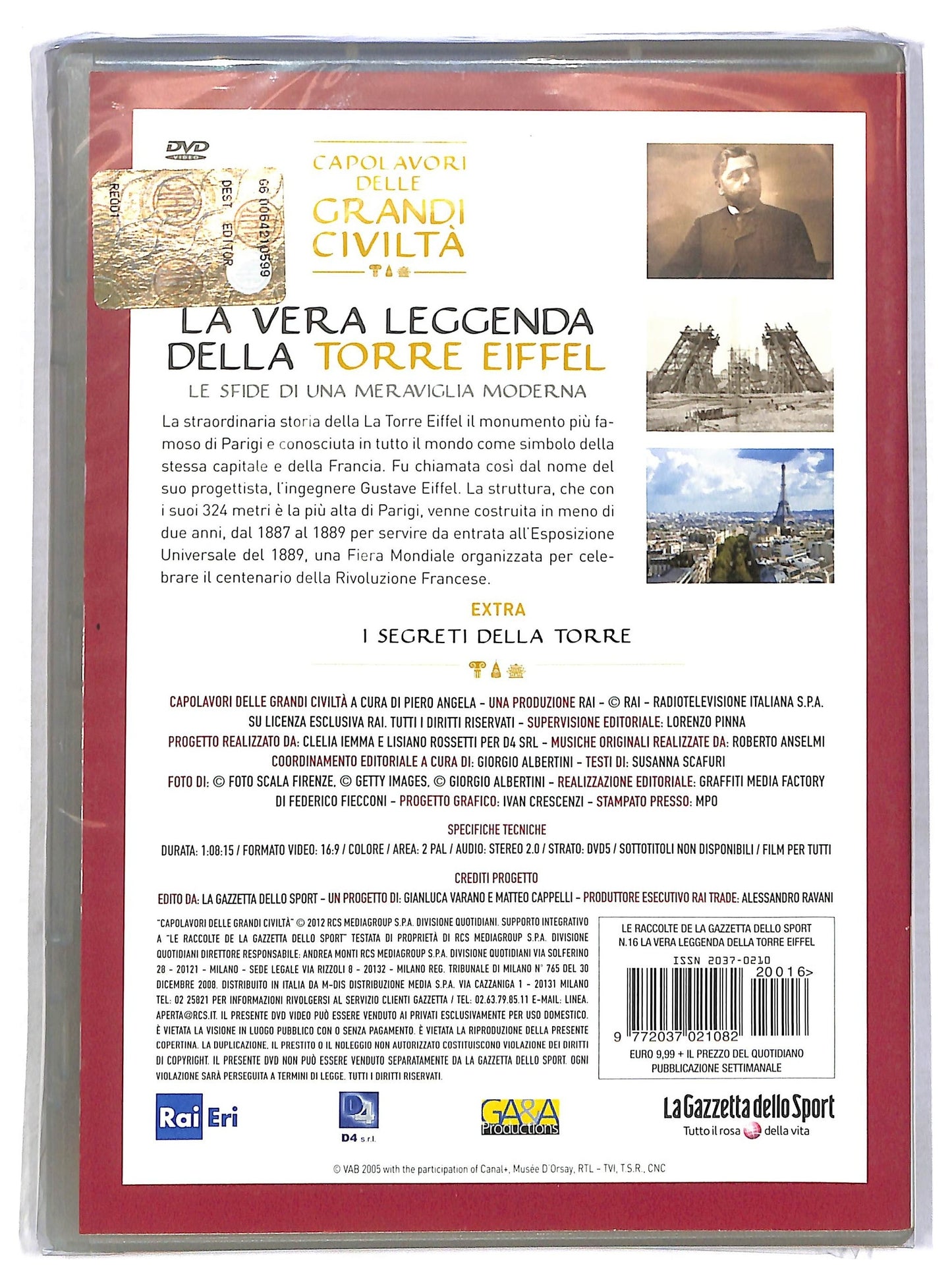 EBOND La vera leggenda della Torre Eiffel Vol.16 EDITORIALE DVD D794328