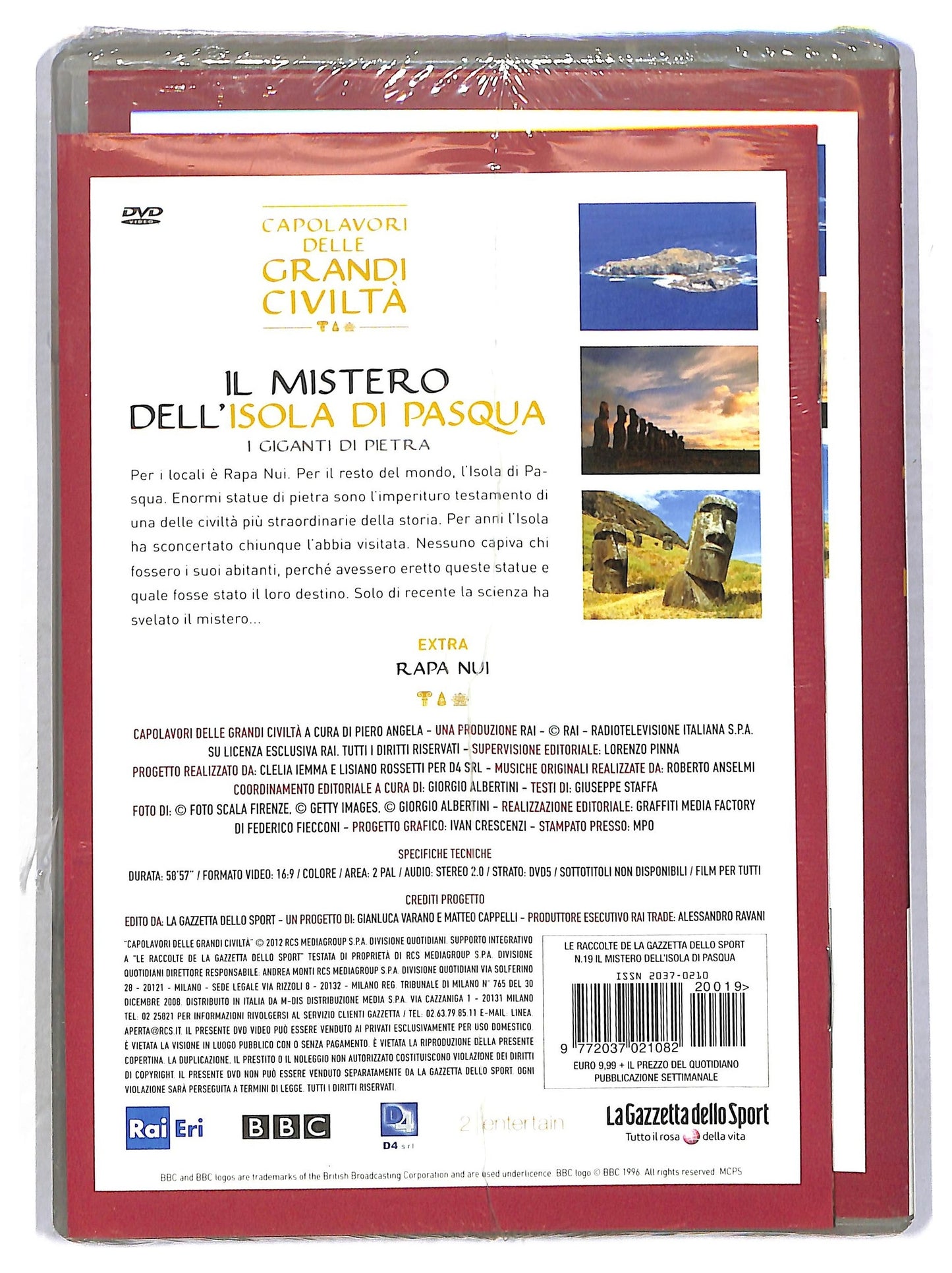 EBOND Il mistero dell'isola di Pasqua Vol.19 EDITORIALE DVD D794332