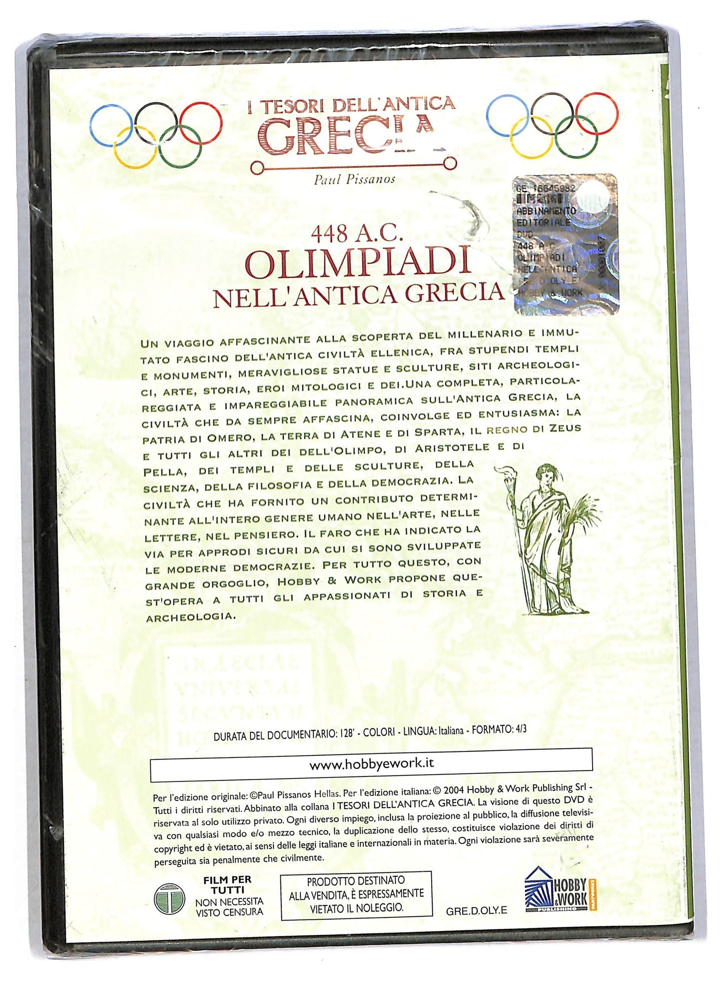 EBOND 488 A,C. Olimpiadi Nell'Antica Grecia EDITORIALE DVD D794440