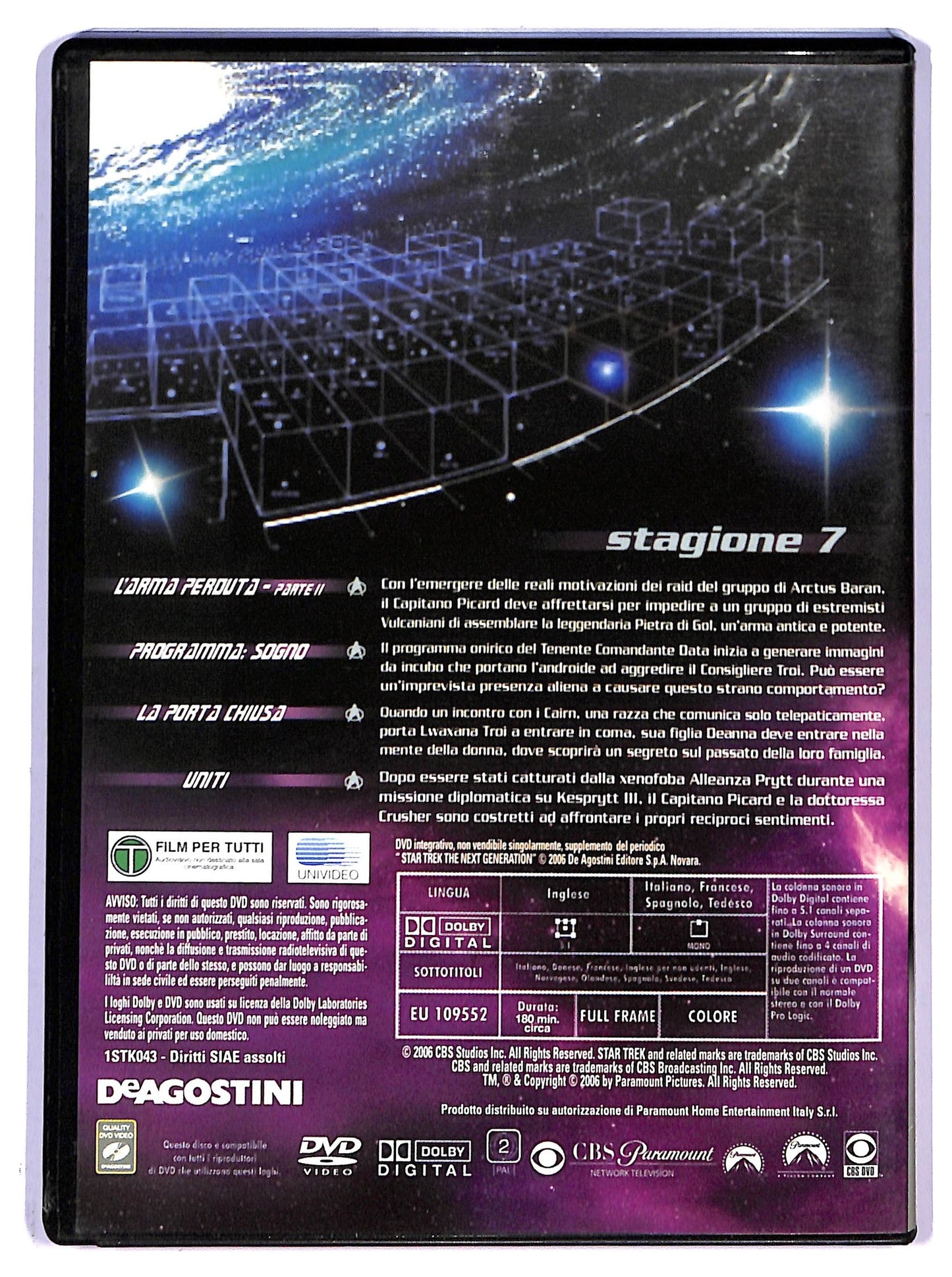 EBOND StarTrek - The Next Generation Stg.7 Vol.2 EDITORIALE DVD D794501