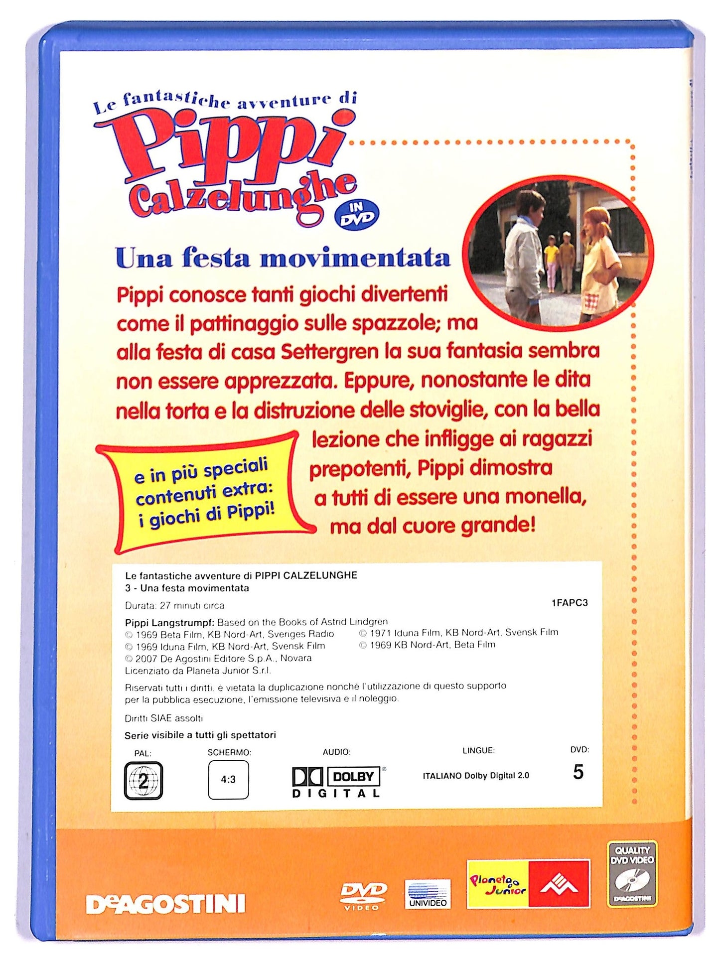 EBOND Pippi Calzelunghe Vol.3 - Una Festa Movimentata EDITORIALE DVD D794513