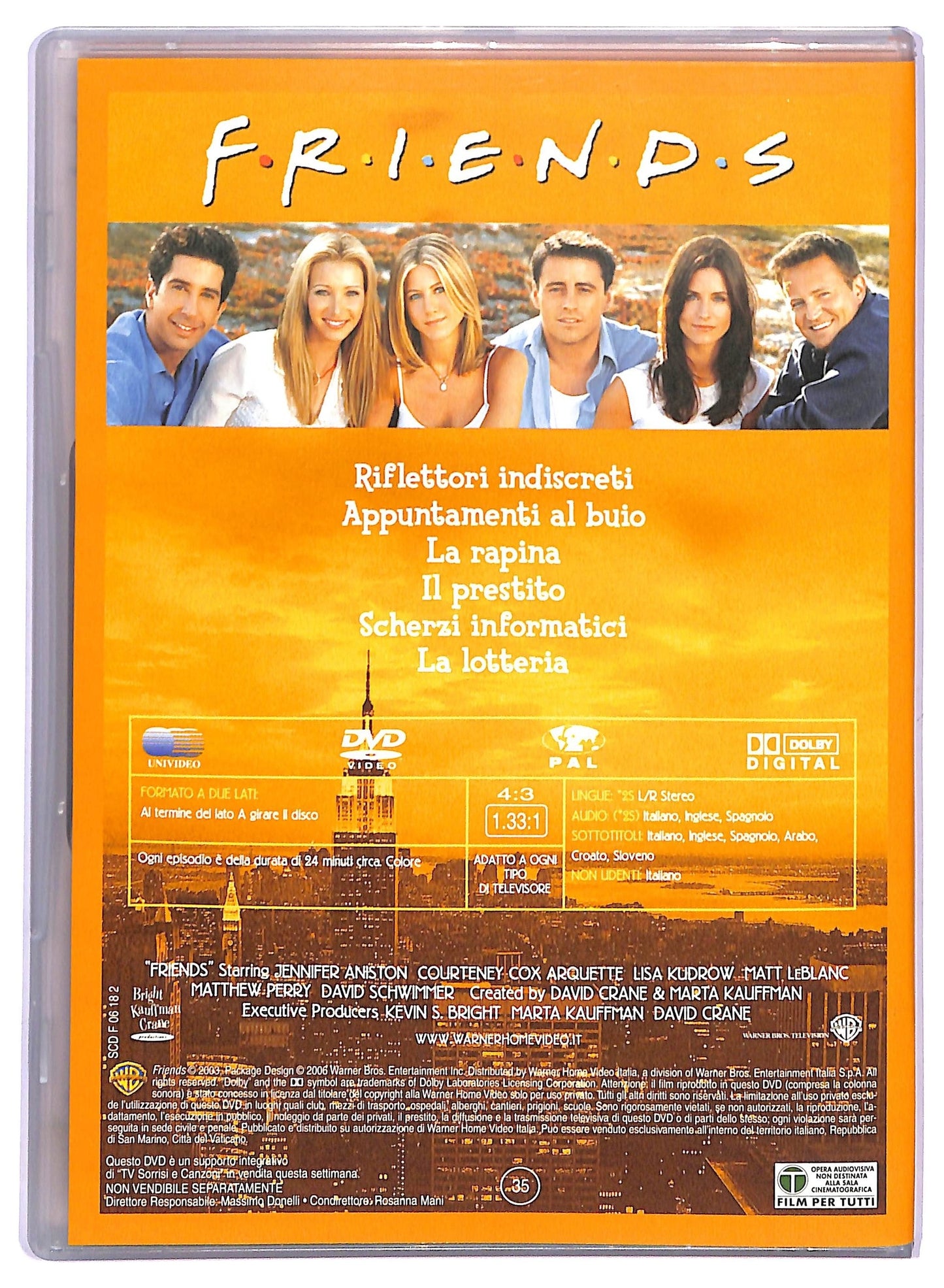 EBOND Friends Stagione 9 Episodi 13 - 18 EDITORIALE DVD D794537