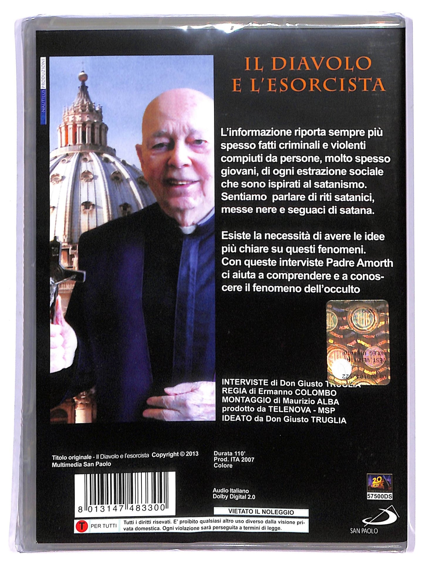 EBOND Padre Amorth IL Diavolo e L'Esorcista 10 Interviste DVD D794610