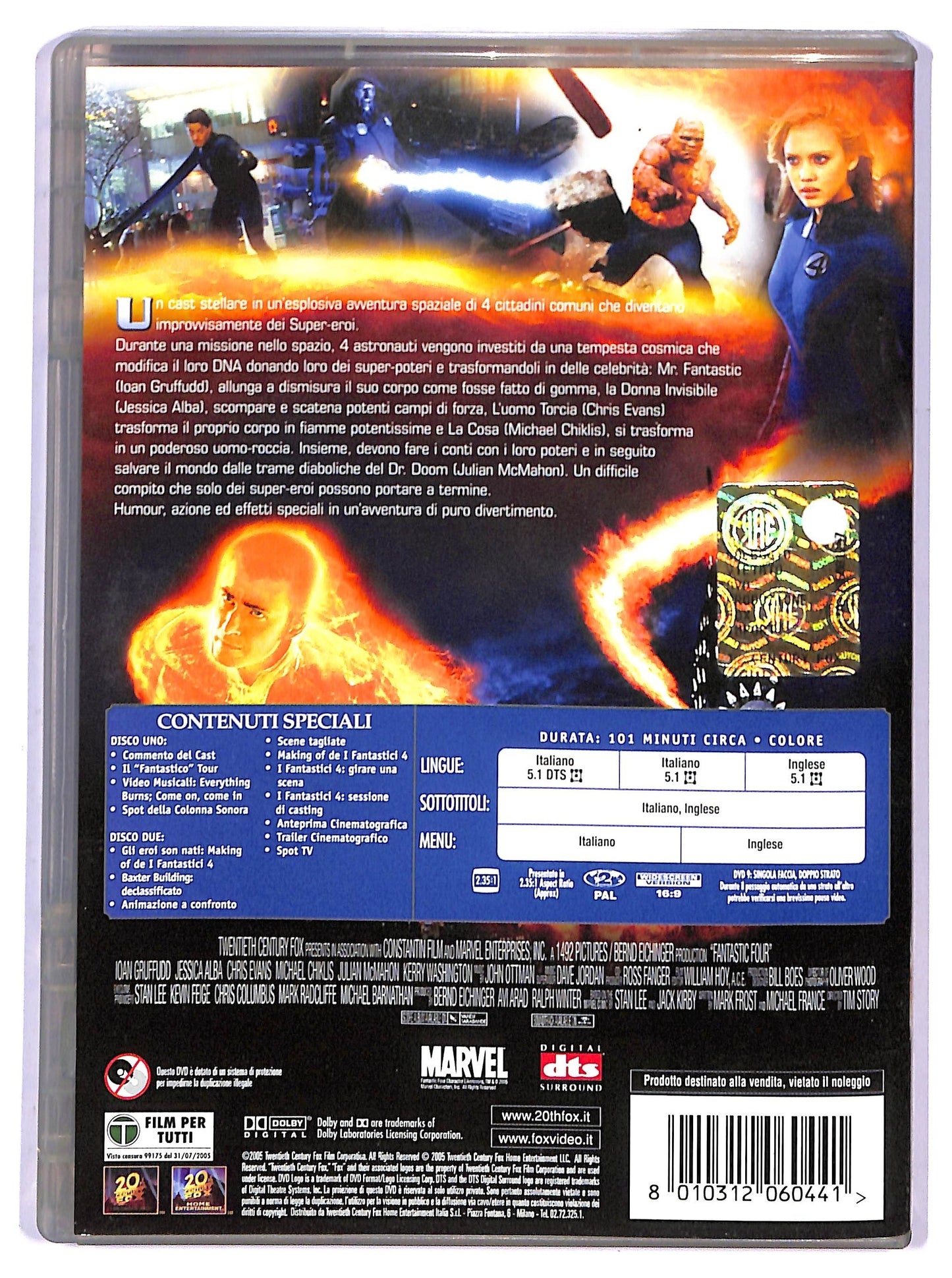 EBOND I Fantastici 4 DVD EDizione Speciale D794612