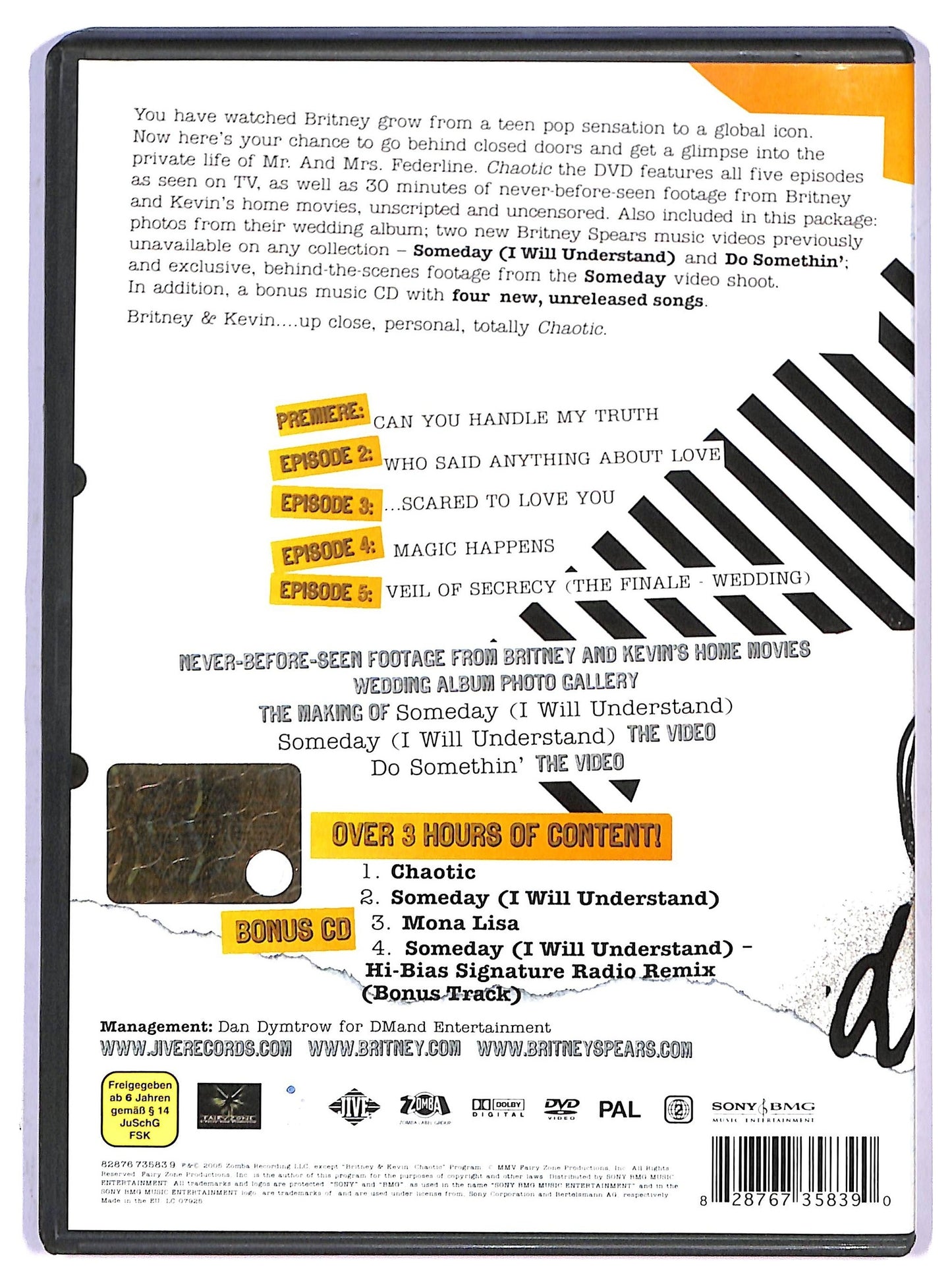 EBOND Britney & Kevin Chaotic DVD D794649