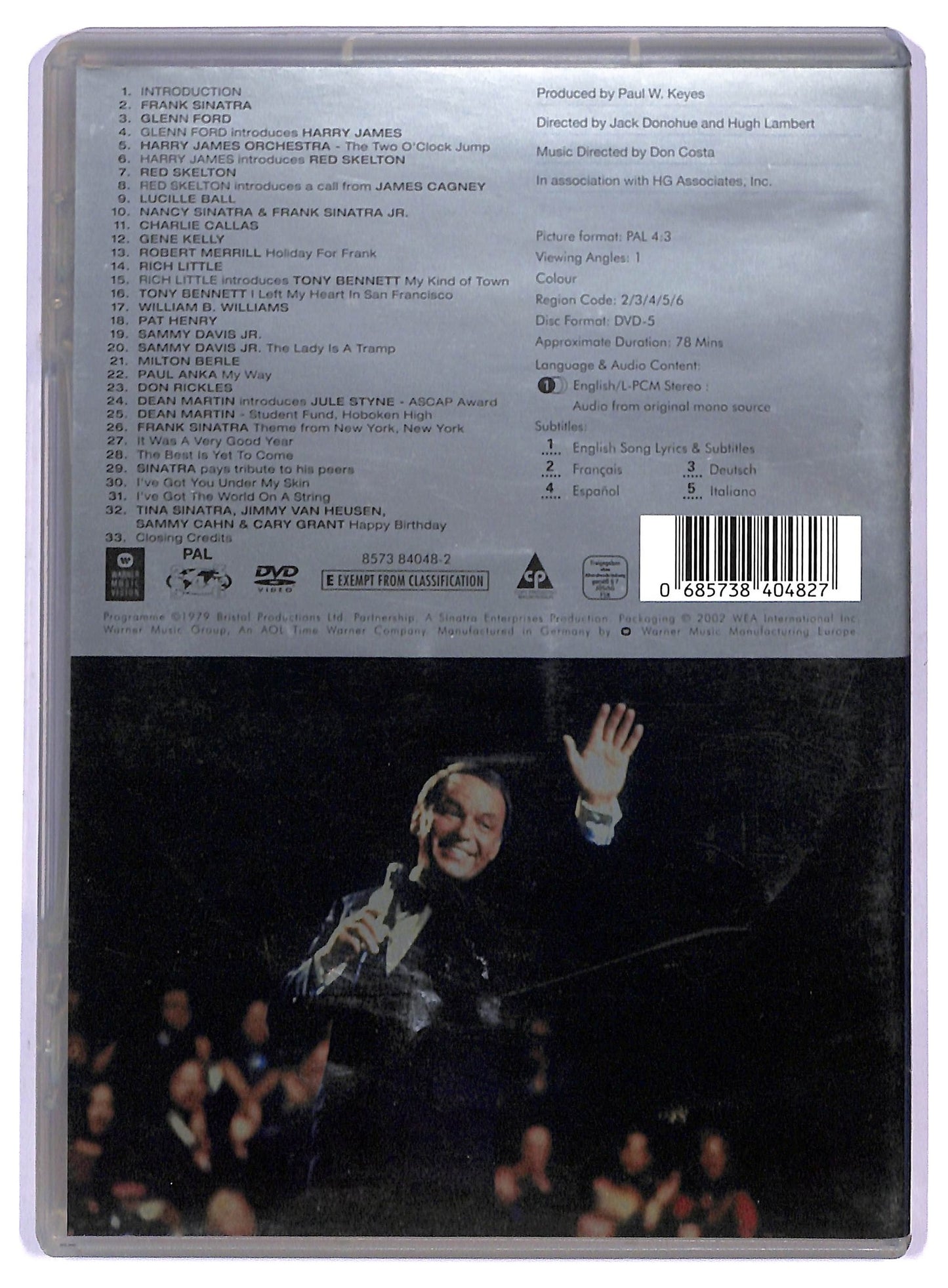 EBOND Frank Sinatra The First 40 Years DVD D794650