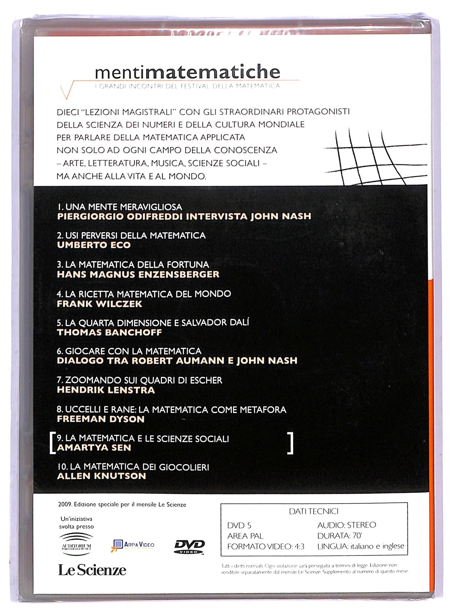 EBOND Mentimatematiche Vol. 9 EDITORIALE DVD D794828