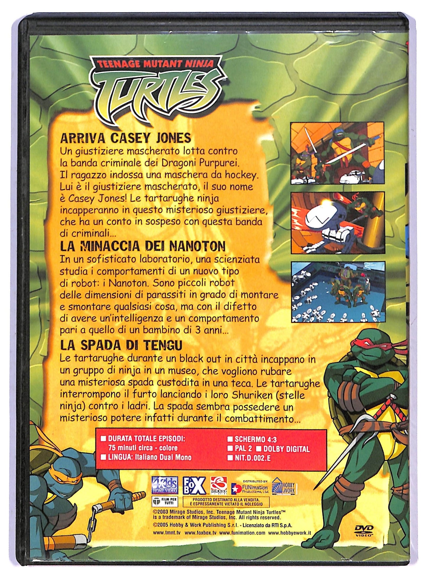 EBOND Teenage mutant ninja Turtles vol 2 EDITORIALE DVD D794921