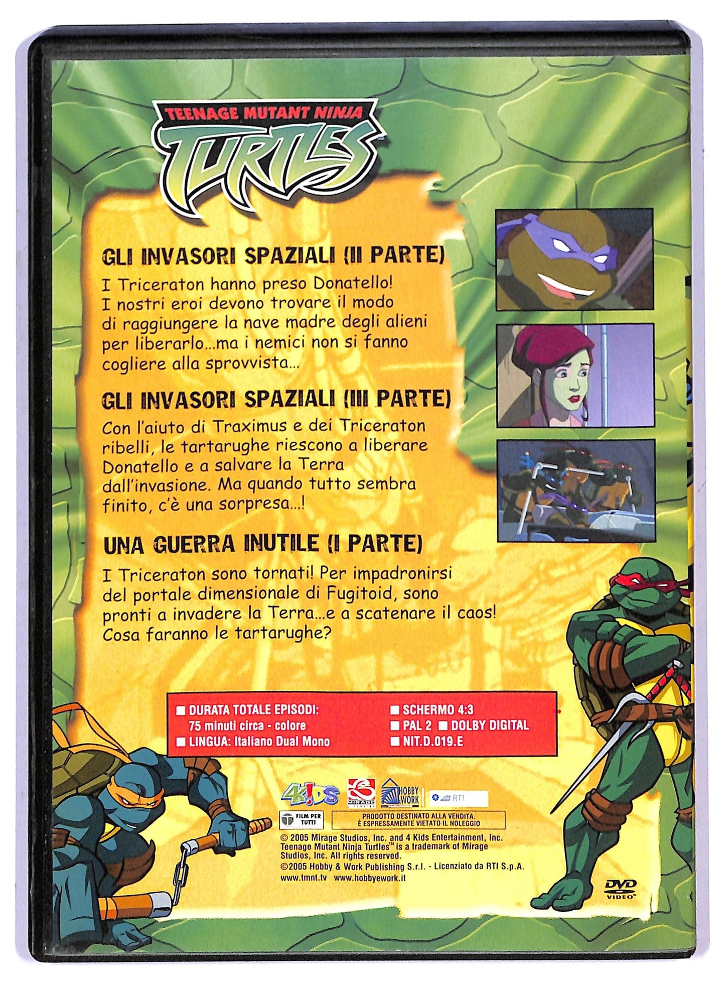 EBOND Teenage Mutant Ninja Turtles Vol. 19 EDITORIALE DVD D794944