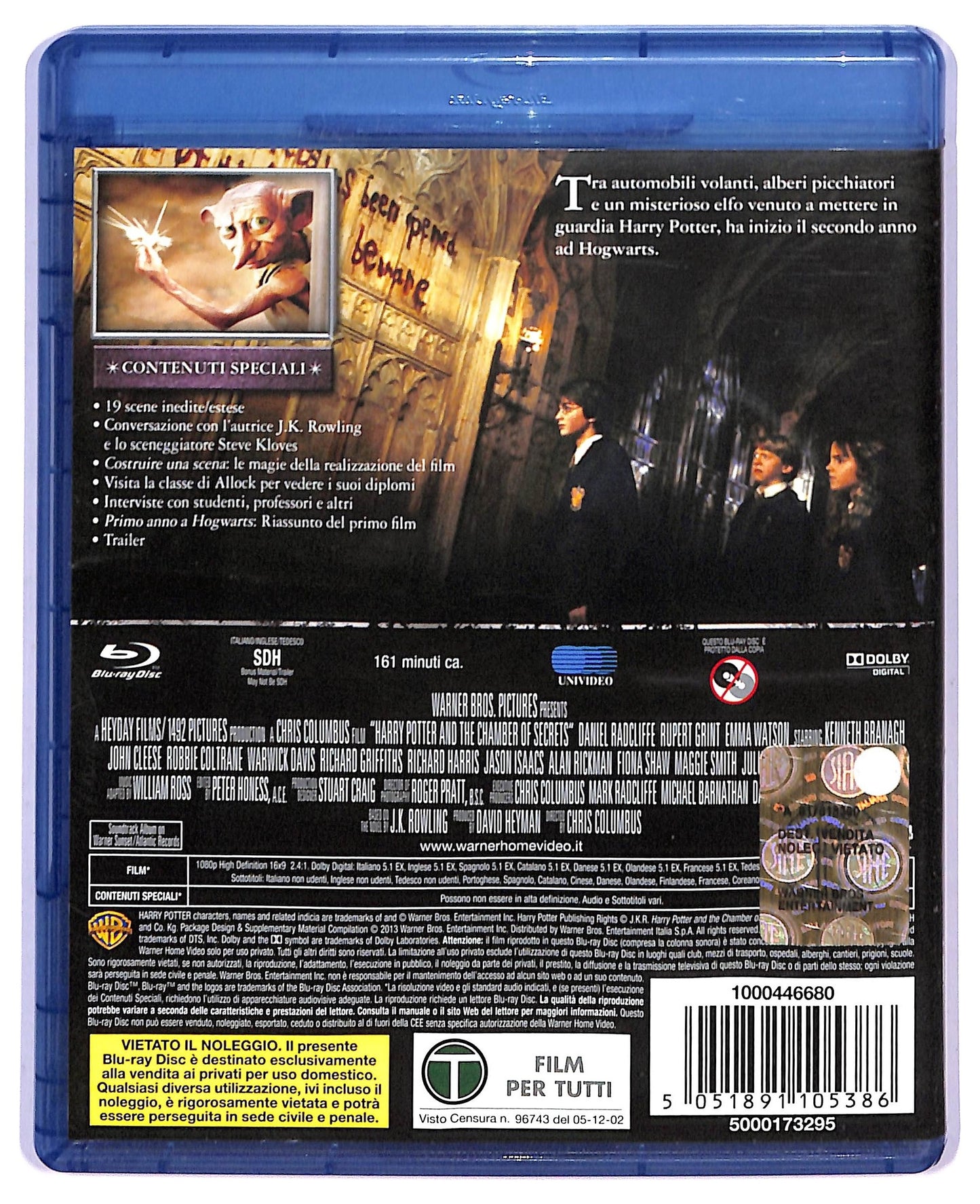 EBOND Harry potter e la Camera Dei Segreti BLURAY BLURAY D795018