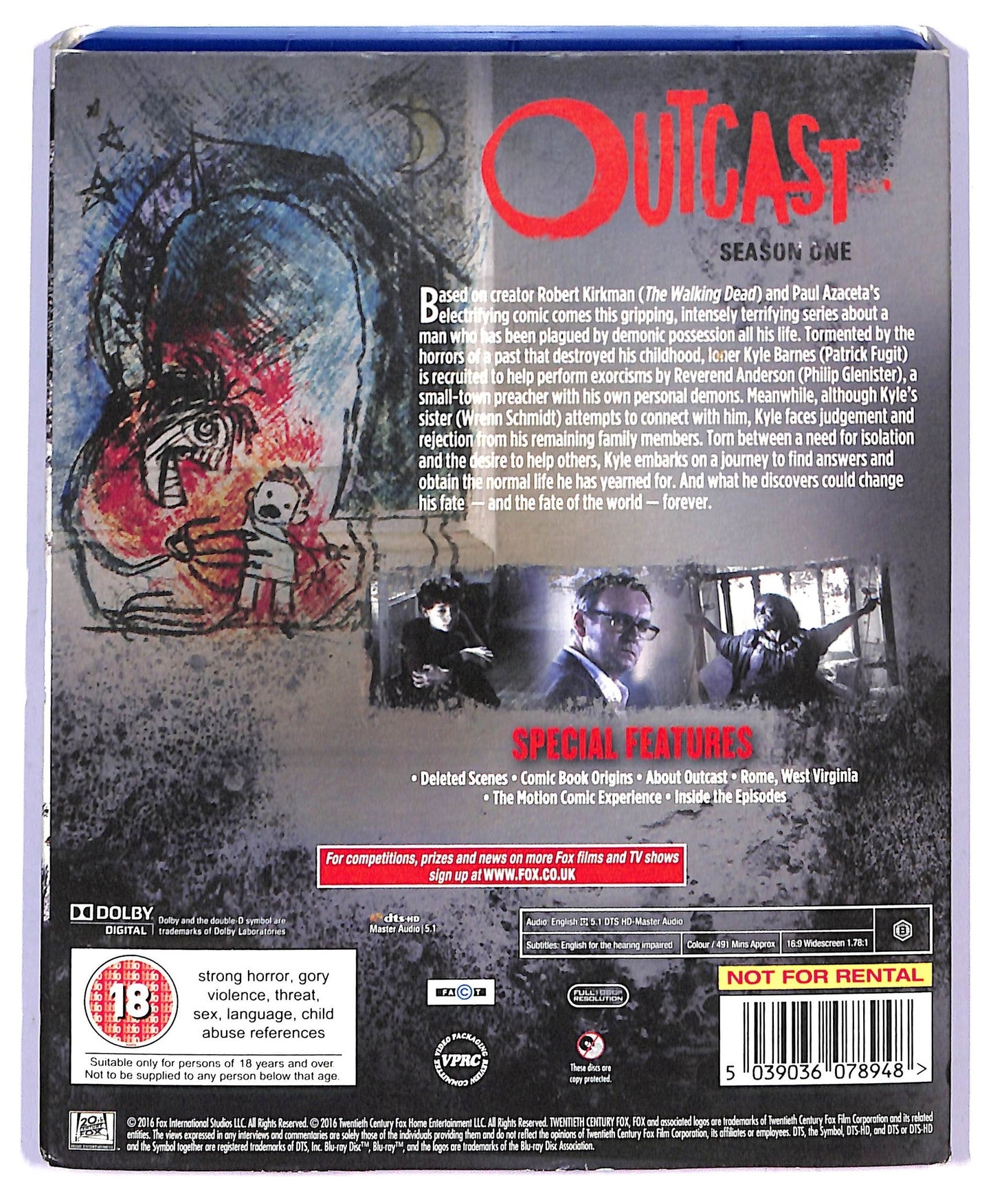 EBOND Outcast season one BLURAY BLURAY D795069