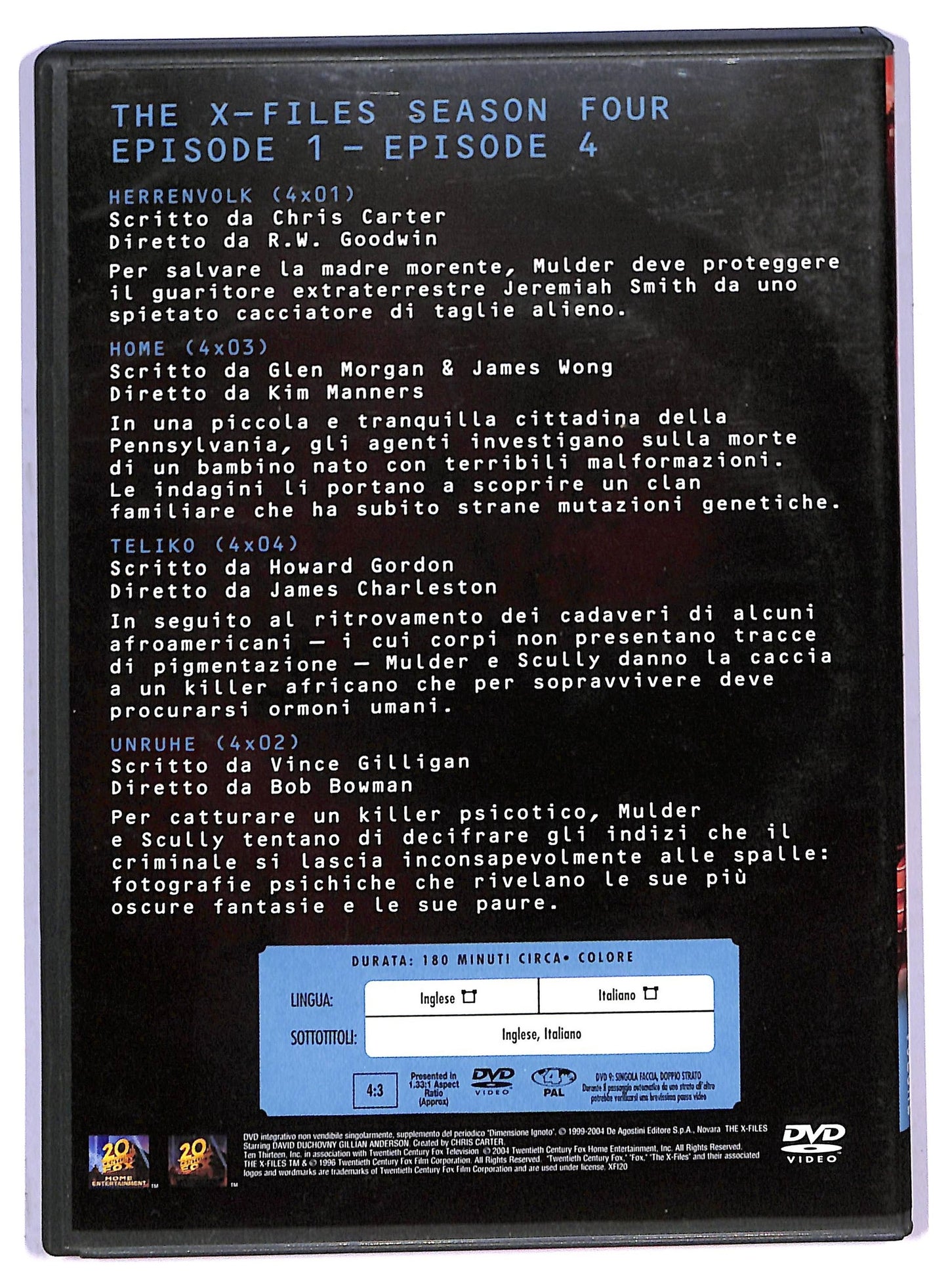 EBOND The X-Files collection - Volume 1 Season four EDITORIALE DVD D795128