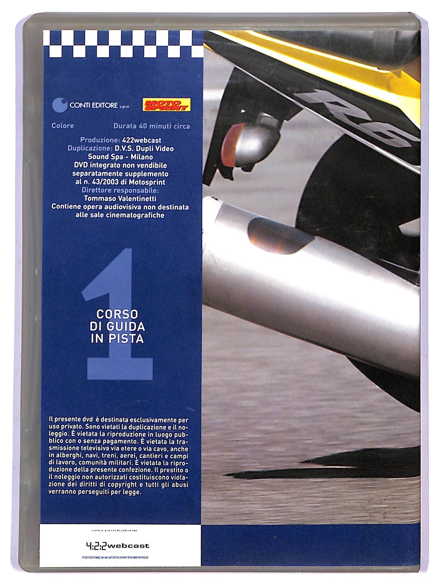 EBOND Corso di guida in pista prima parte DVD D795131