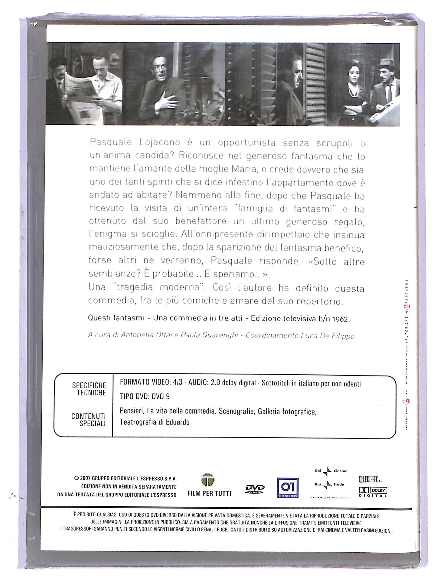 EBOND Le commedie di Eduardo - Questi fantasmi EDITORIALE DVD D795225
