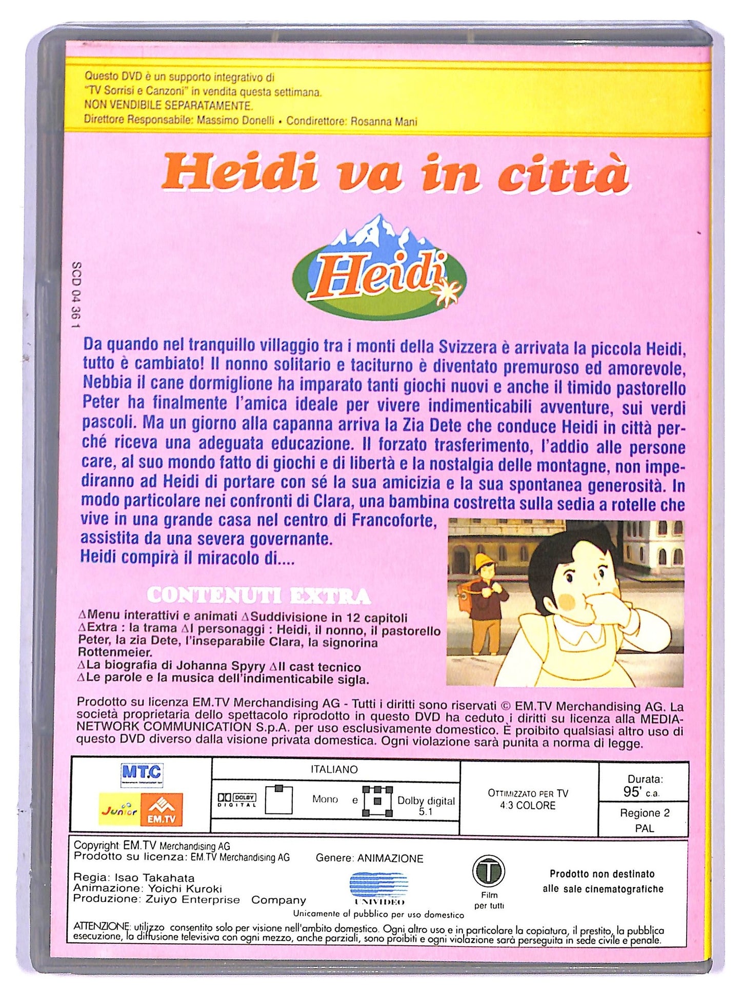 EBOND Heidi va in citta EDITORIALE DVD D795240