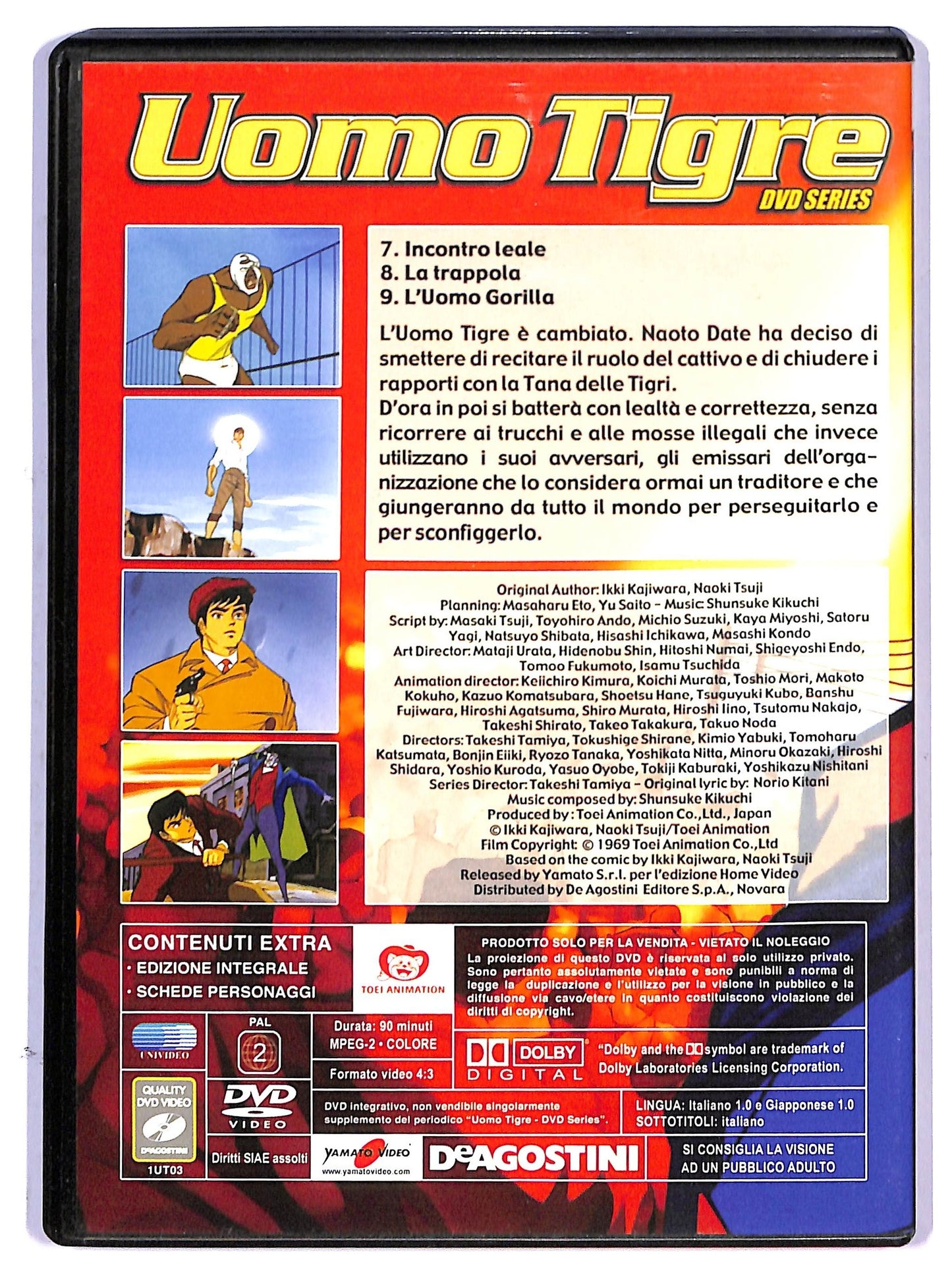EBOND Uomo Tigre - Episodi 7 - 9 EDITORIALE DVD D795260