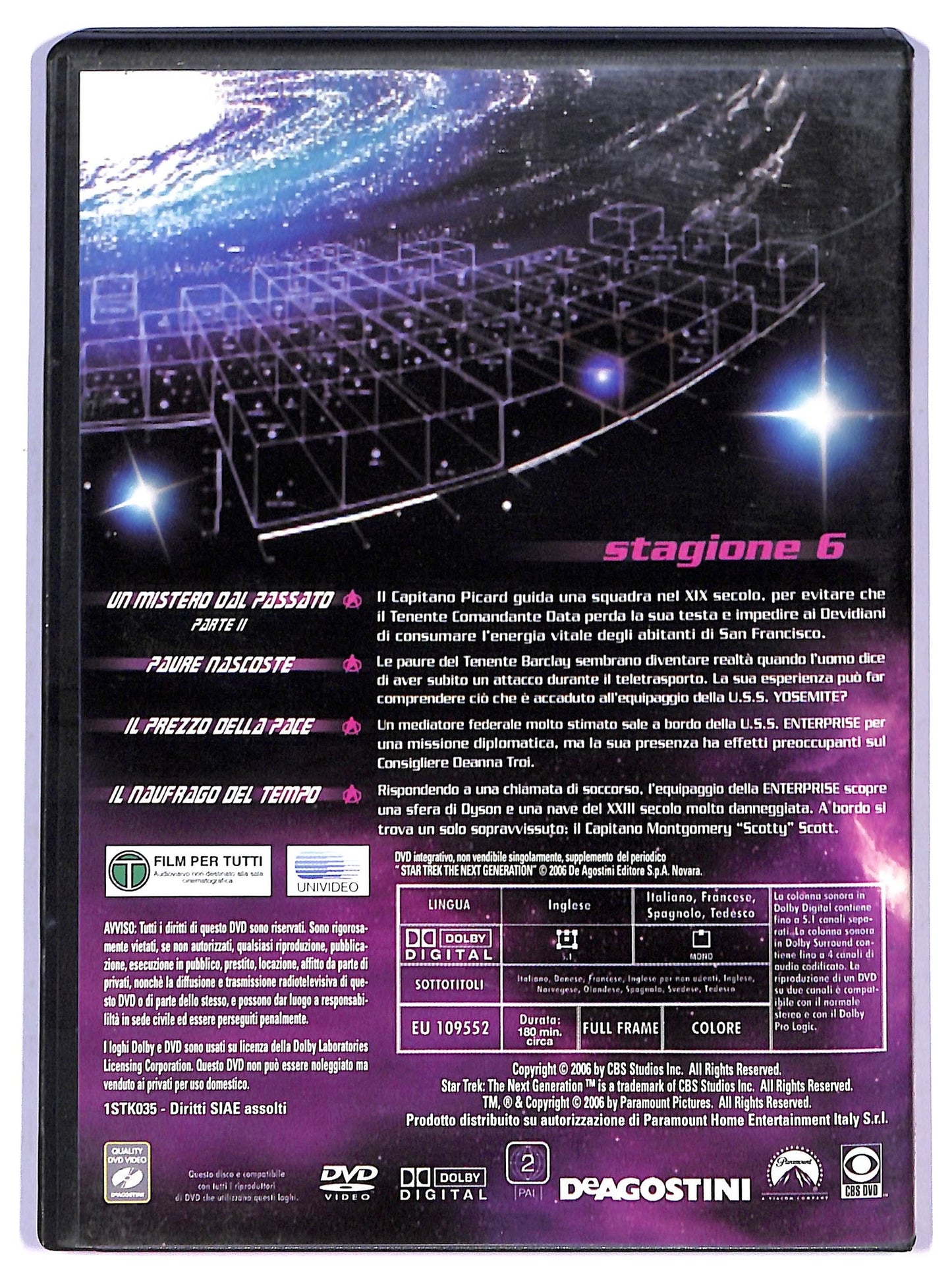 EBOND Star Trek The Next Generation EDITORIALE DVD D795310
