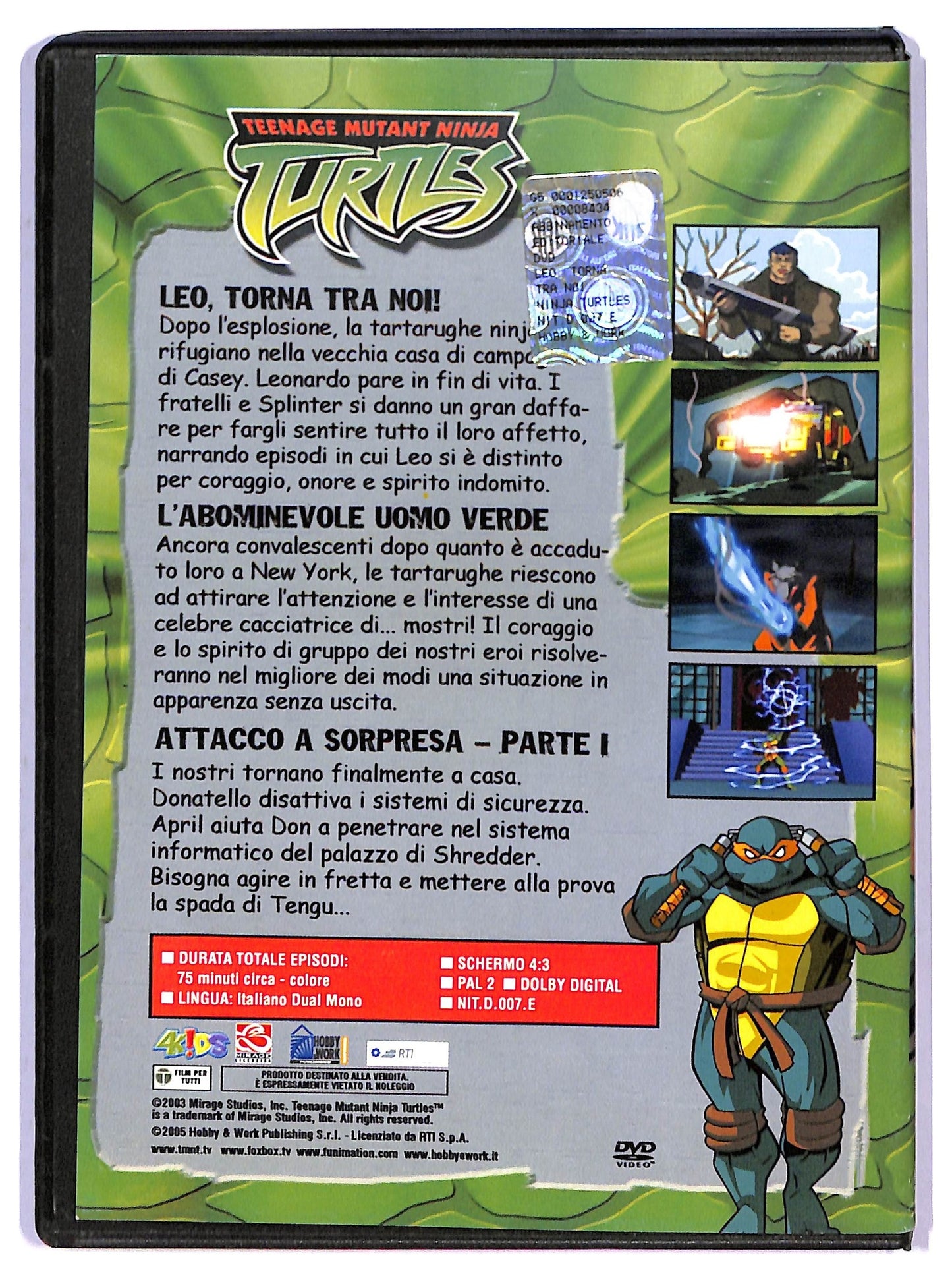 EBOND Teenage Mutant Ninja Turtles Vol. 7 EDITORIALE DVD D795317