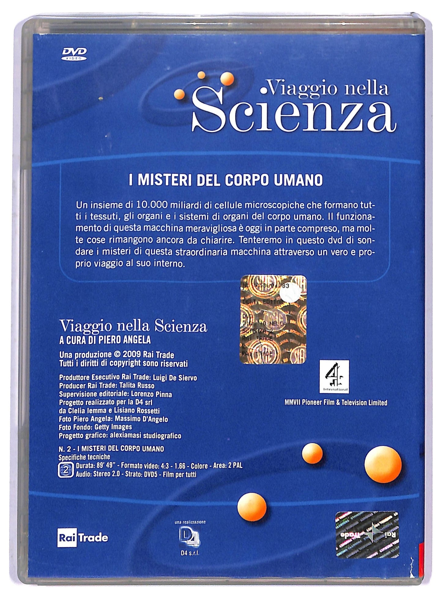 EBOND Piero Angela Viaggio Nella Scienza Vol 2 EDITORIALE DVD D795429