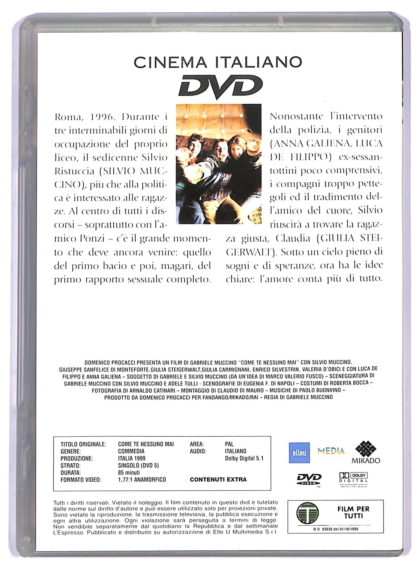 EBOND Come te nessuno mai EDITORIALE DVD D795447